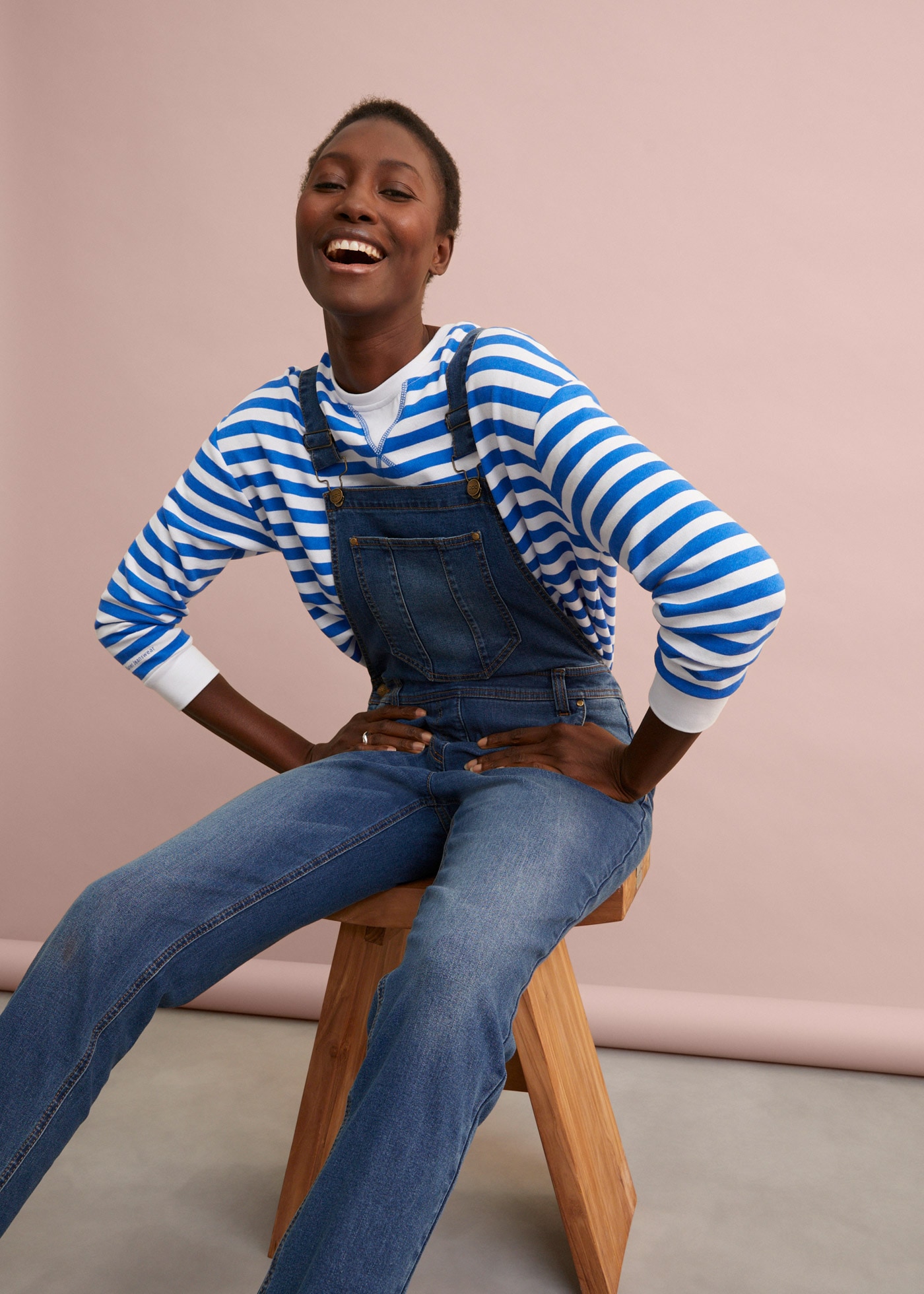 bonprix Jeanslatzhose