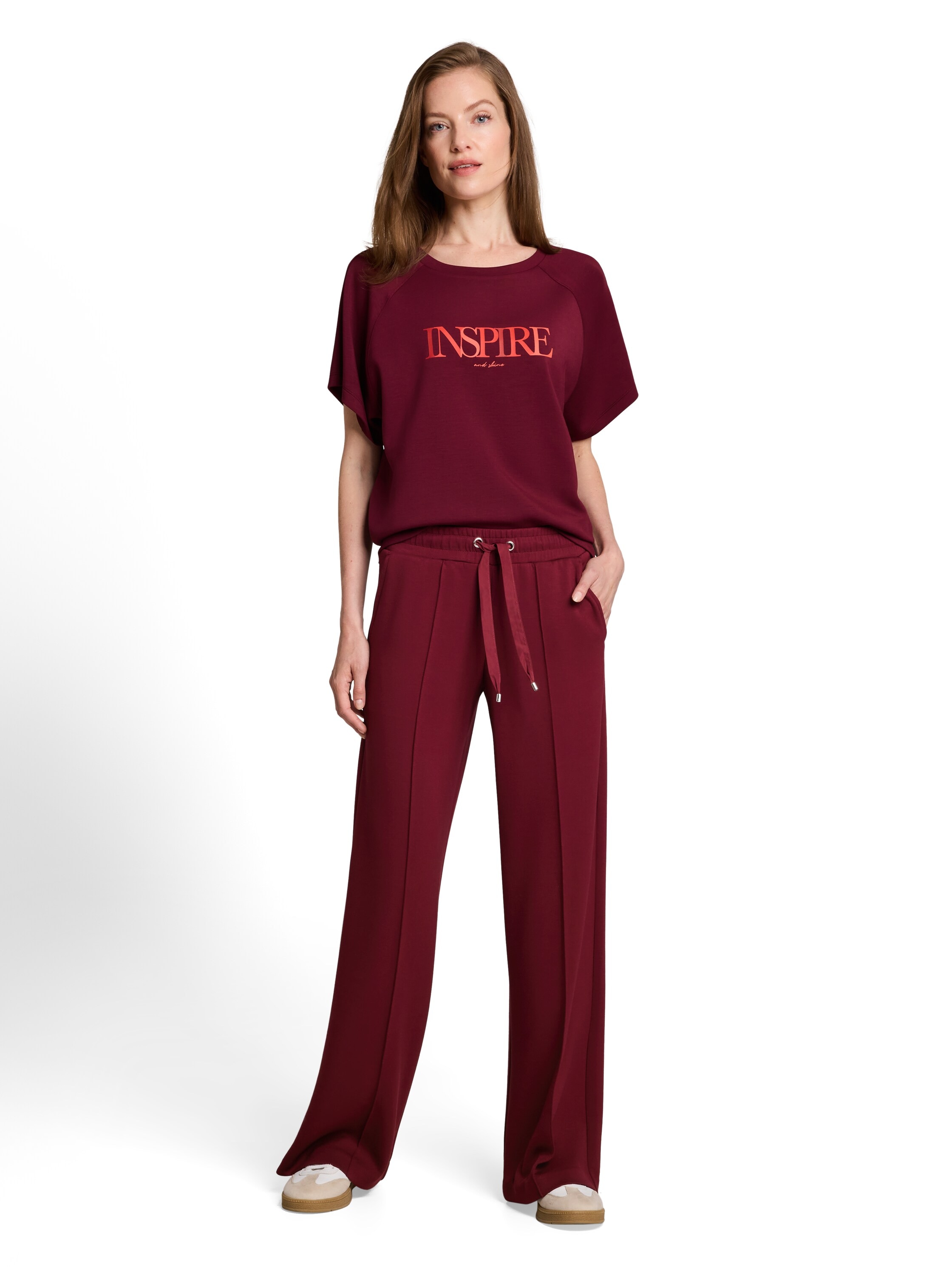 TOM TAILOR Stoffhose »Loose - Straight«  Sommerhose - weites Bein - mit elatsischem Bund