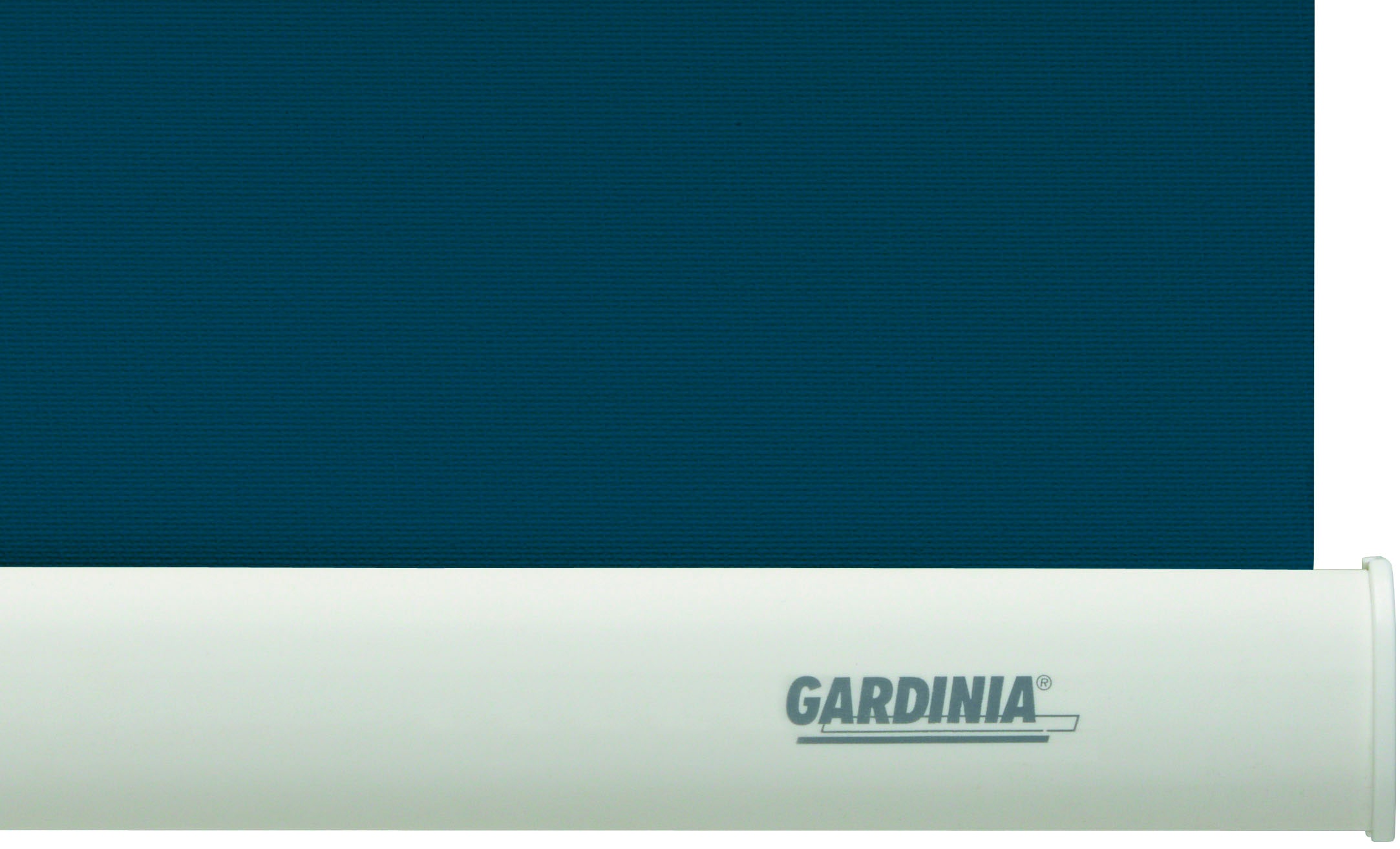 GARDINIA Store à tirage latéral »Uni-Rollo Verdunkelung« verdunkelnd mit Bohren freihängend Abschlussprofil in weiss