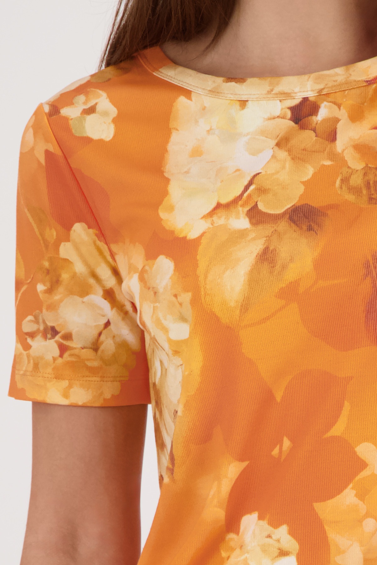 Monari T-Shirt »Blume allover« Regular fit mit Blumenmuster