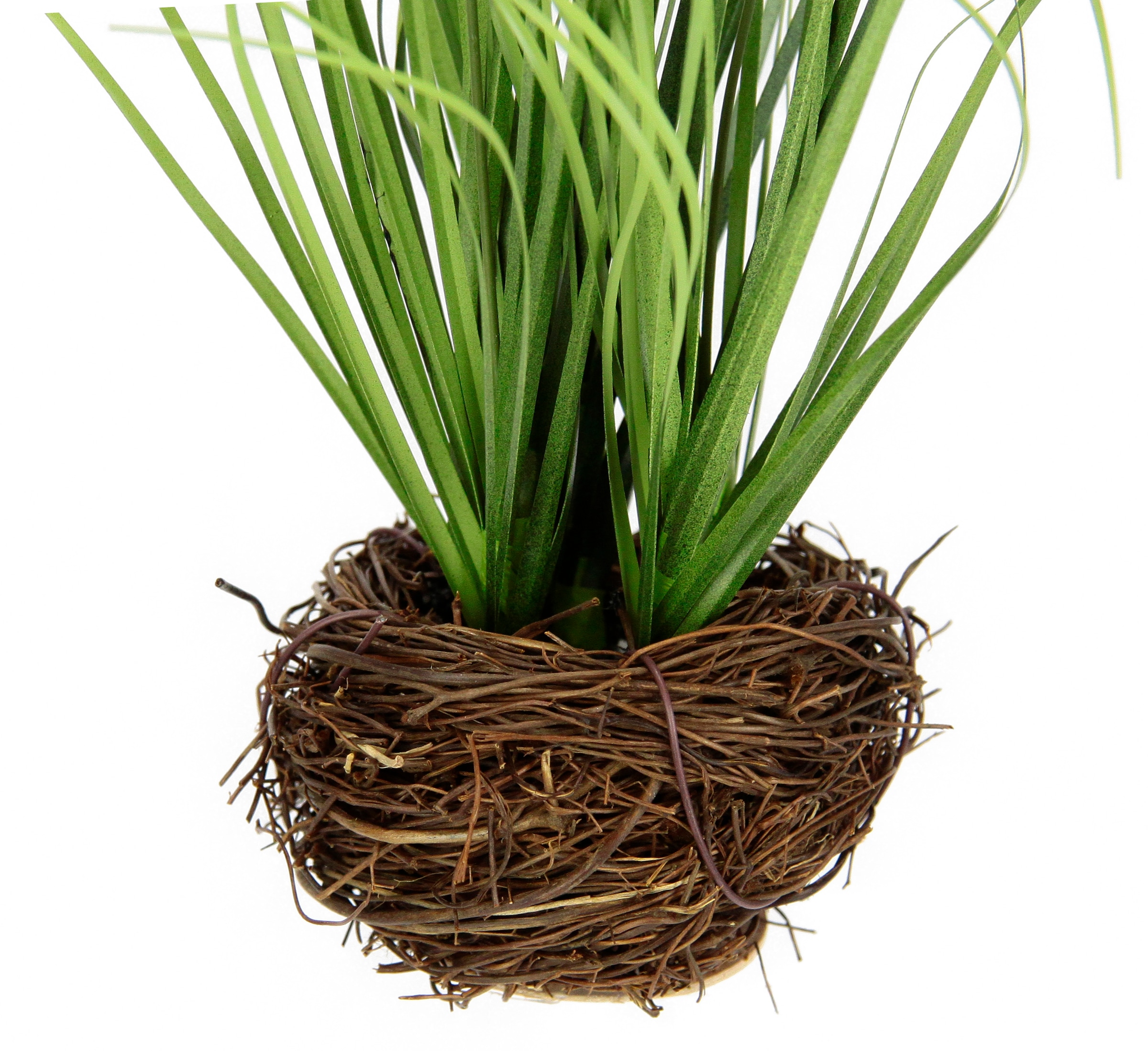 I.GE.A. Kunstgras »Künstliches Gras 'Fuchsschwanz'« Im Reisig-Nest, 3er Set