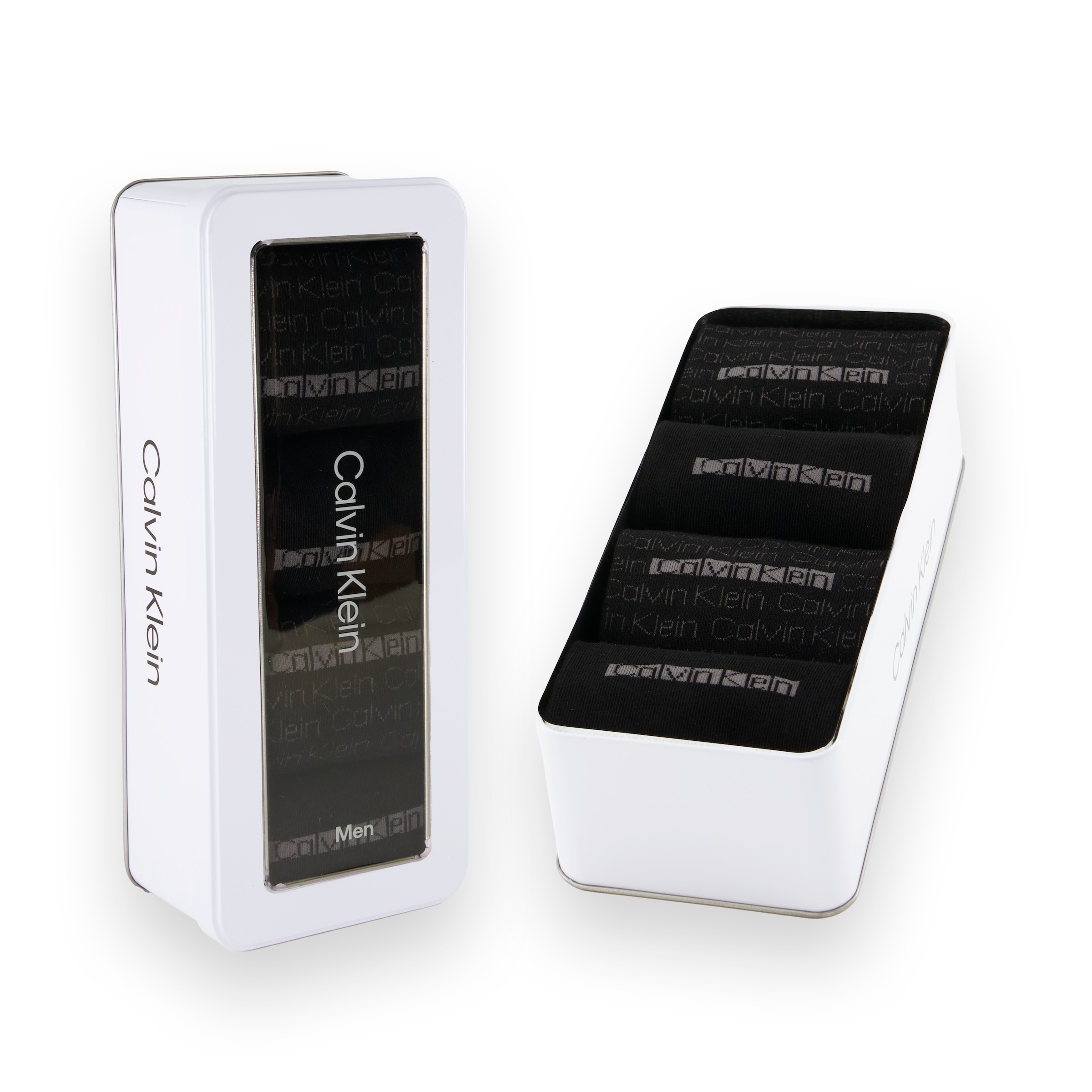Calvin Klein Socken »CK MEN SOCK 4P GIFTBOX AOP« 4er Pack, 