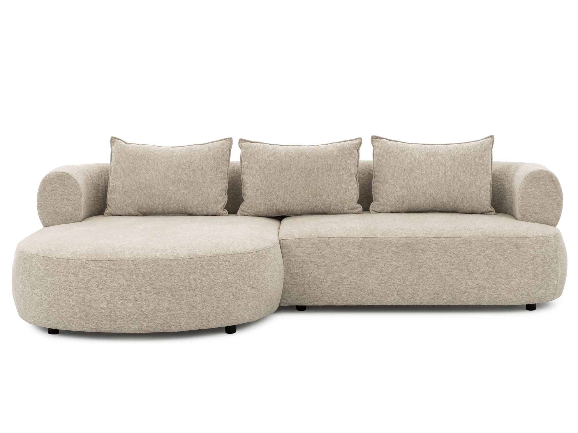 Home affaire Canapé d'angle »LUSSAC L-Form Design-Sofa mit Zierkissen, Masse B/T/H: 257/159/78 cm« hoher Sitzkomfort und modernes Design, Sofa ohne Bettfunktion