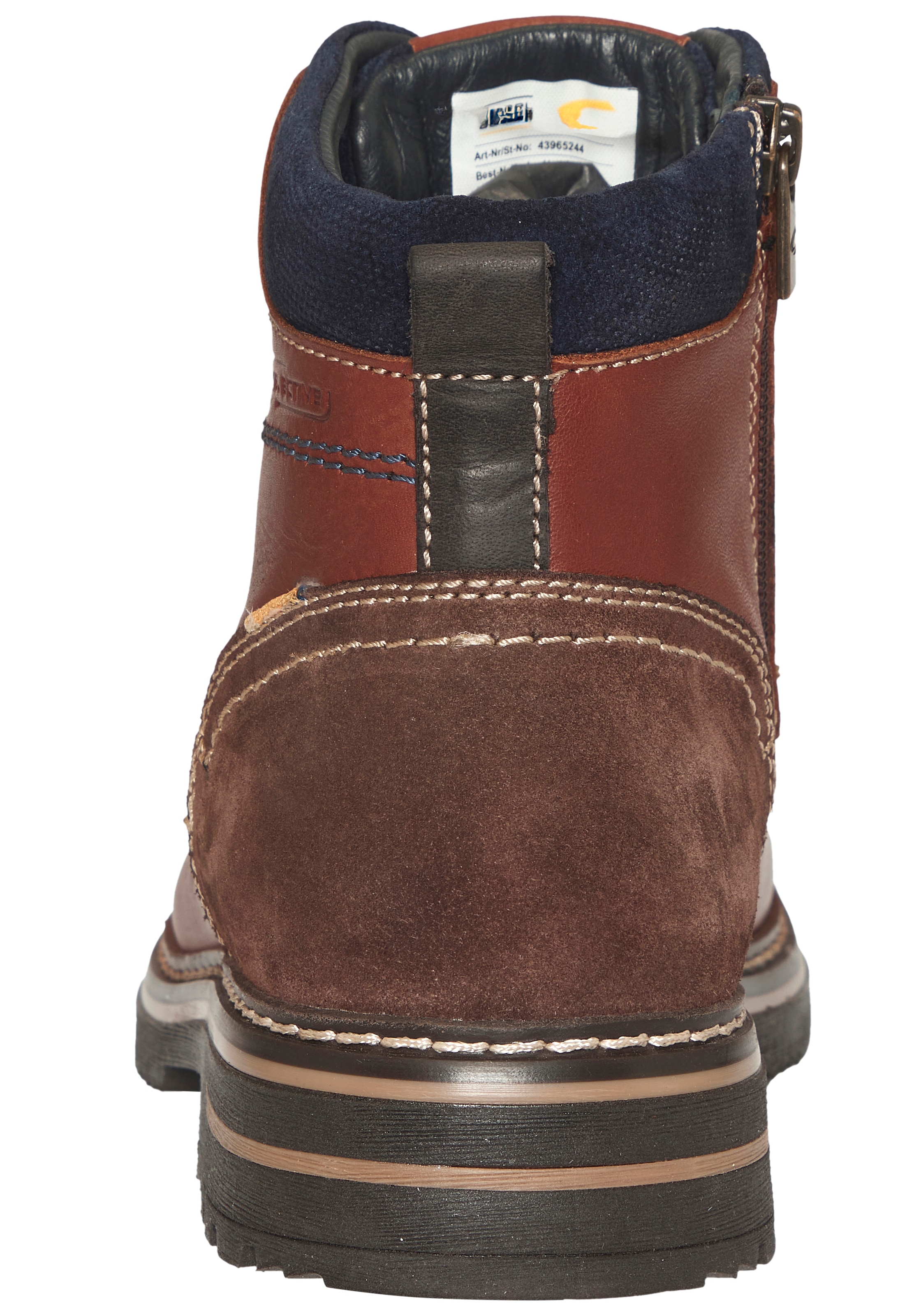 camel active Schnürboots  Winterboots, Stiefel mit Reissverschluss