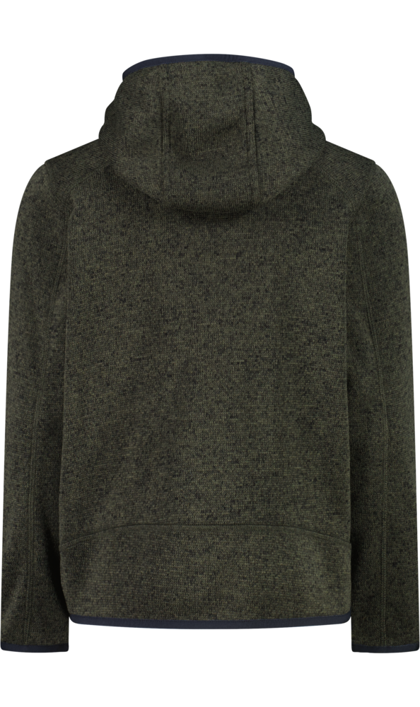 CMP Veste en laine polaire »KID JACKET FIXED HOOD« avec capuche déperlant, coupe-vent, avec capuche, isolant thermique