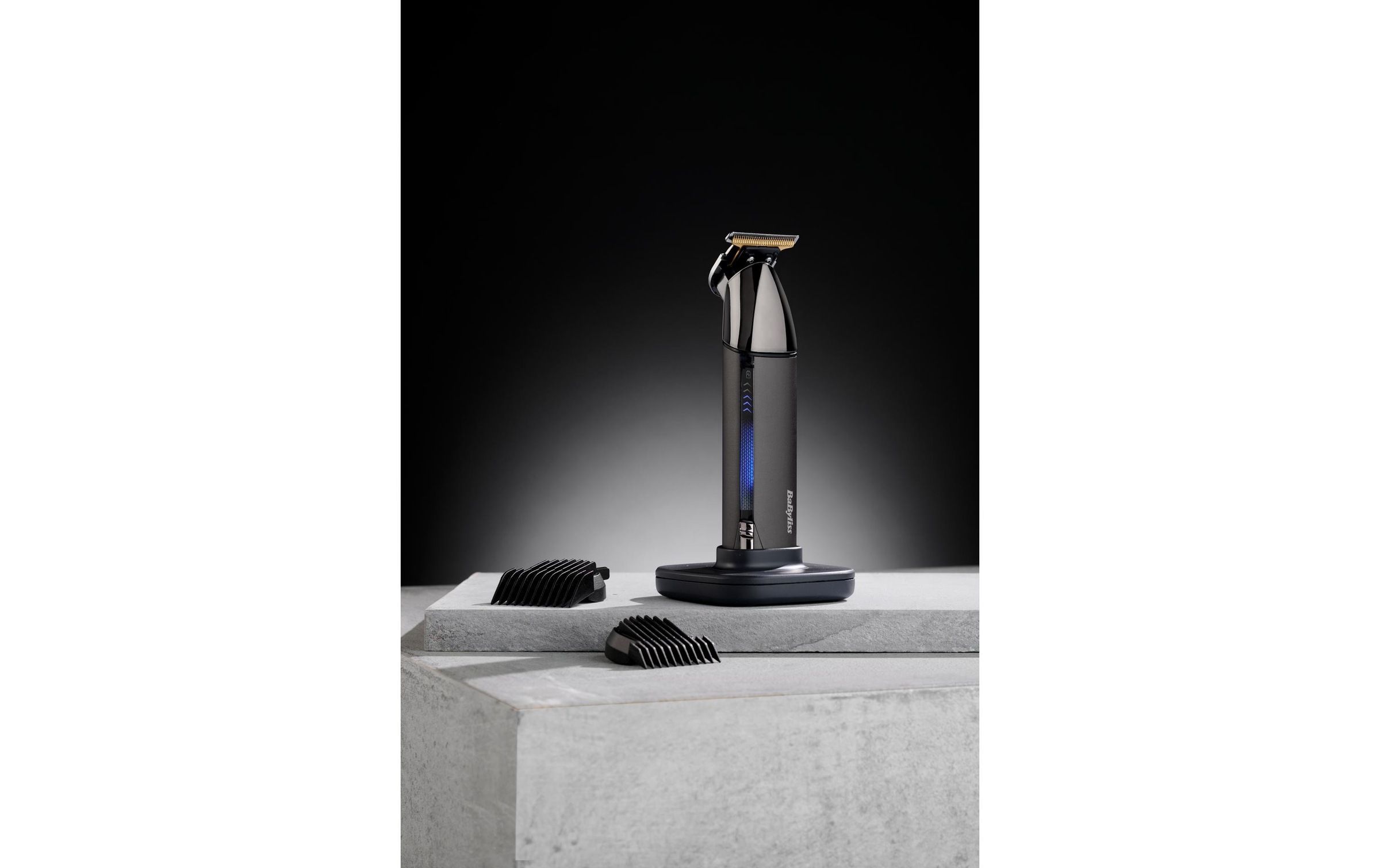 BaByliss Bartschneider »BaByliss Super-X Metal Barttrimmer, Bartschneider, wasserdicht, T996E« 2 Aufsätze Japanischer Stahl, 2 Kammaufsätze mit 6 Positionen 1–6mm, kabellos