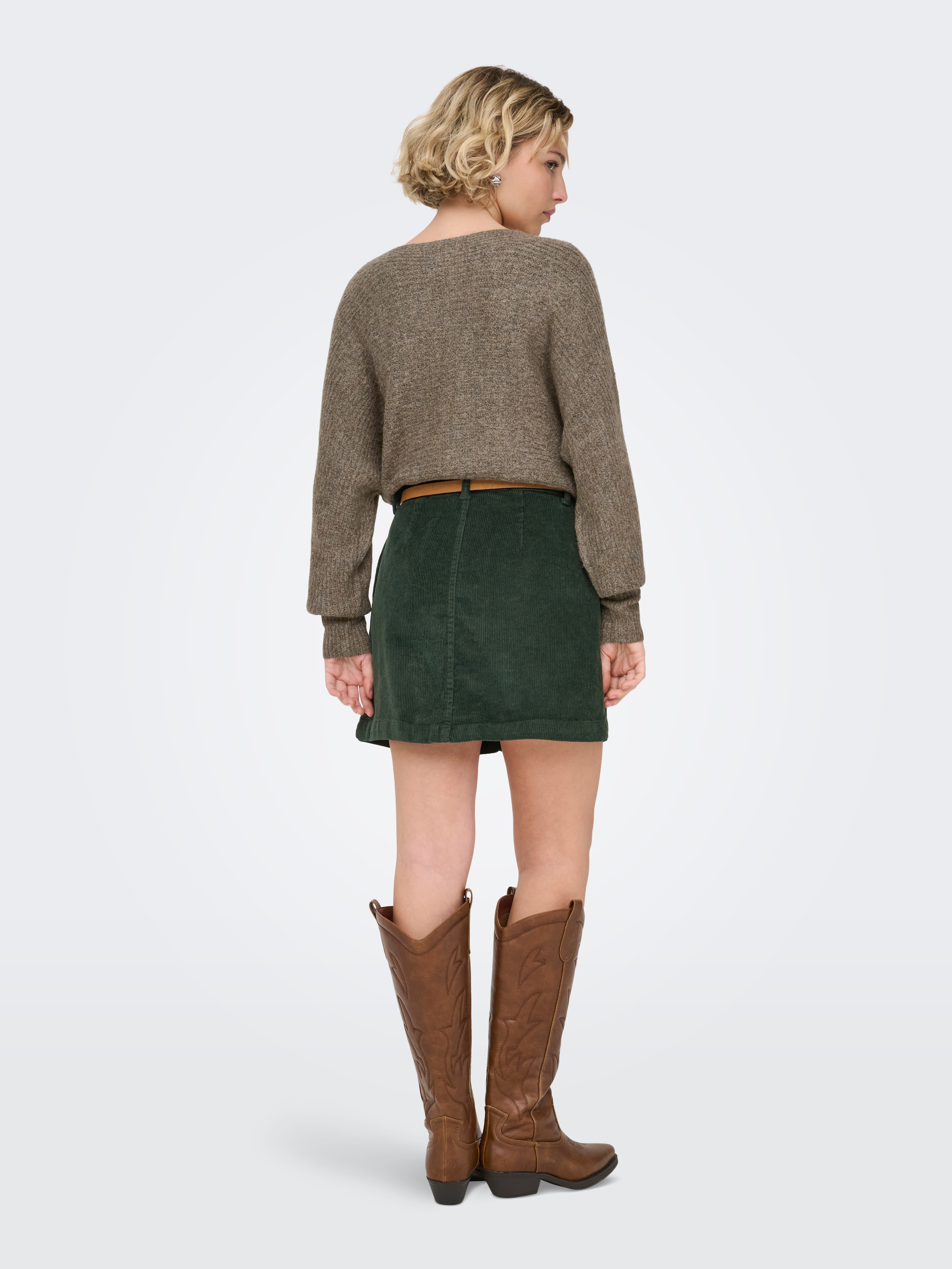 ONLY Jupe en velours »ONLAMAZING HW CORD SKIRT« mélange de coton