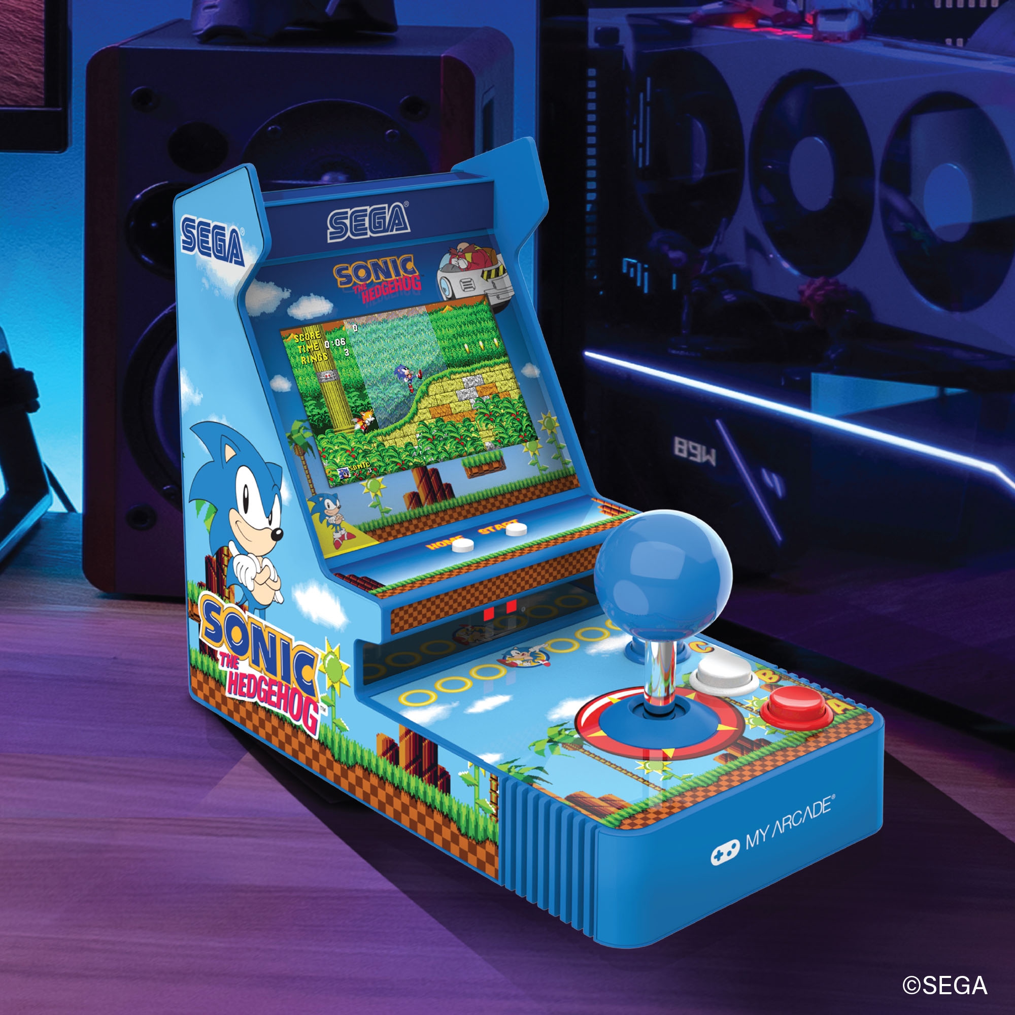 MYARCADE Console rétro »Joystick Player Sonic The Hedgehog«