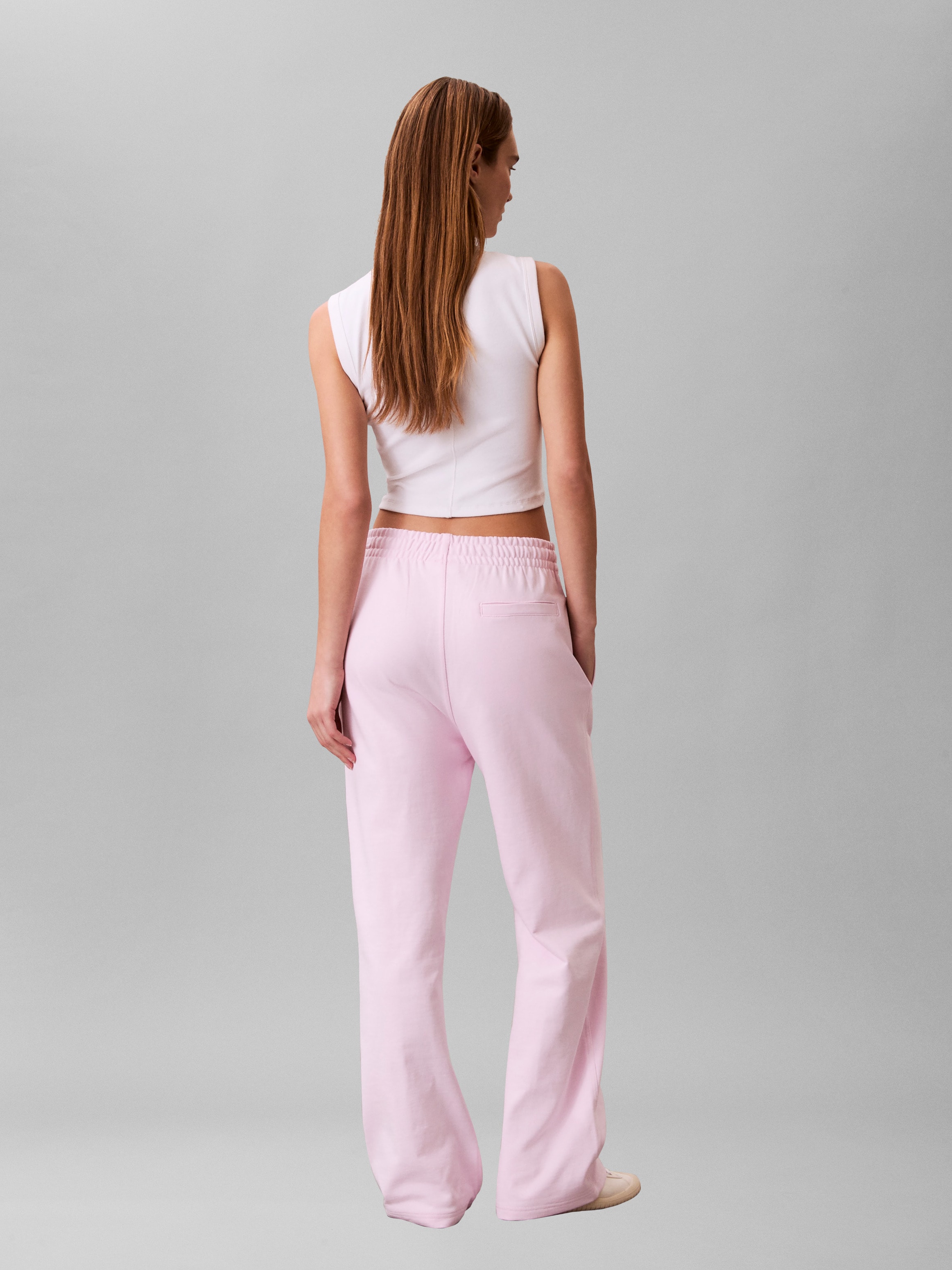 Calvin Klein Jeans Pantalon sweat  elastischer Bund, gerade Passform, Bundfalte