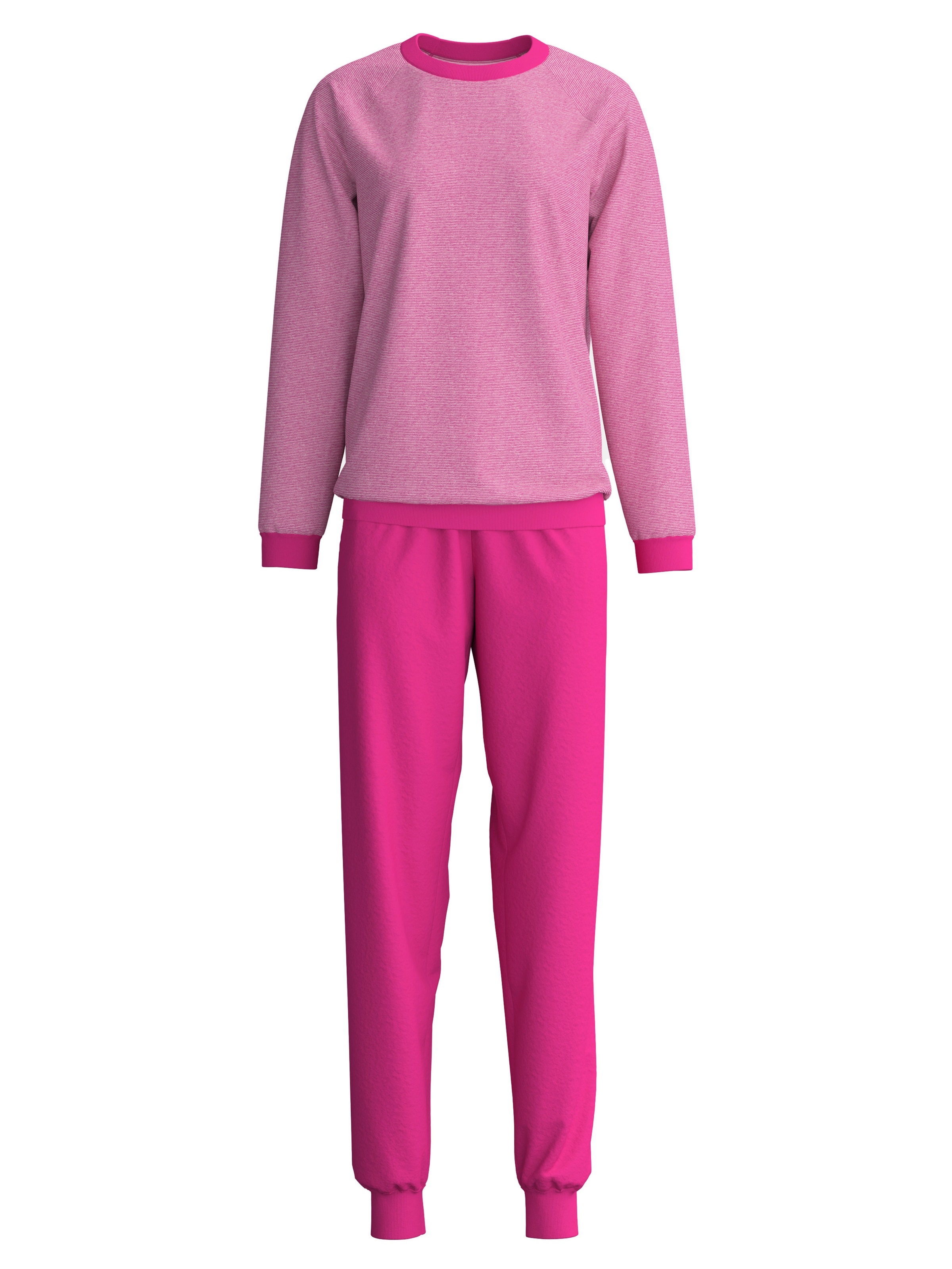 CALIDA Pyjama »Soft Dreams« 2 avec poignets, col rond, manches longues