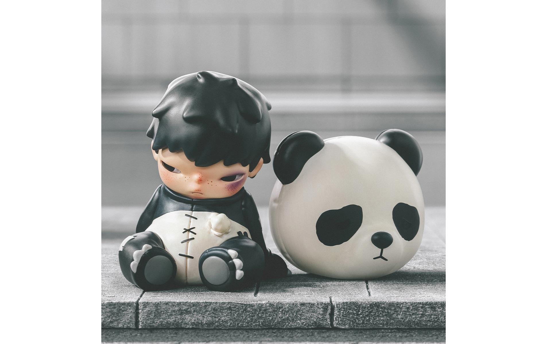   Spielfigur »Pop Mart Hirono Doll Panda Figur«