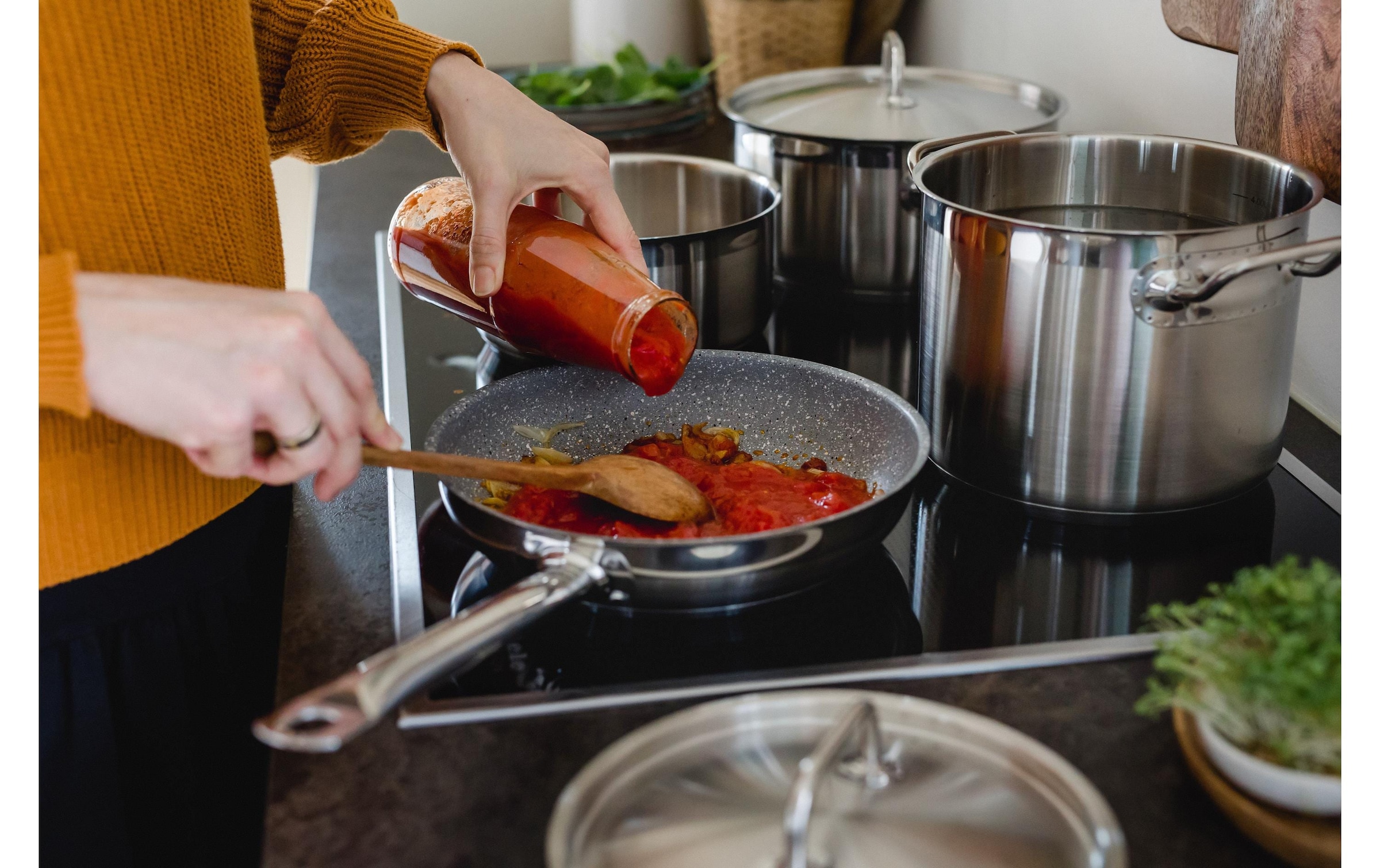 MÄSER Bratpfanne »Mäser PROFESSIONAL« Edelstahl 18/0 1 tlg. tlg.