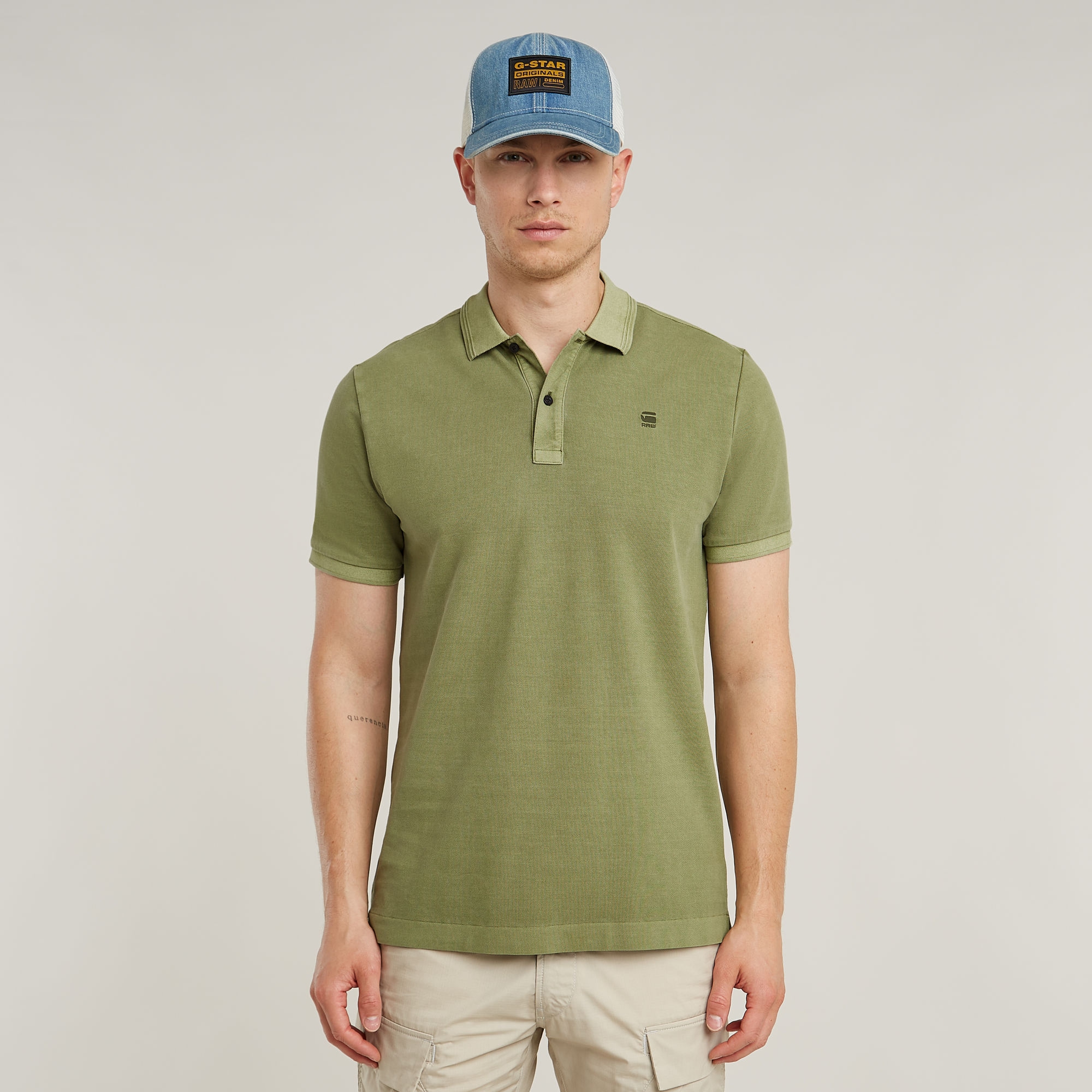 G-STAR Polo »Dunda Slim Fit« broderie logo sur la poitrine