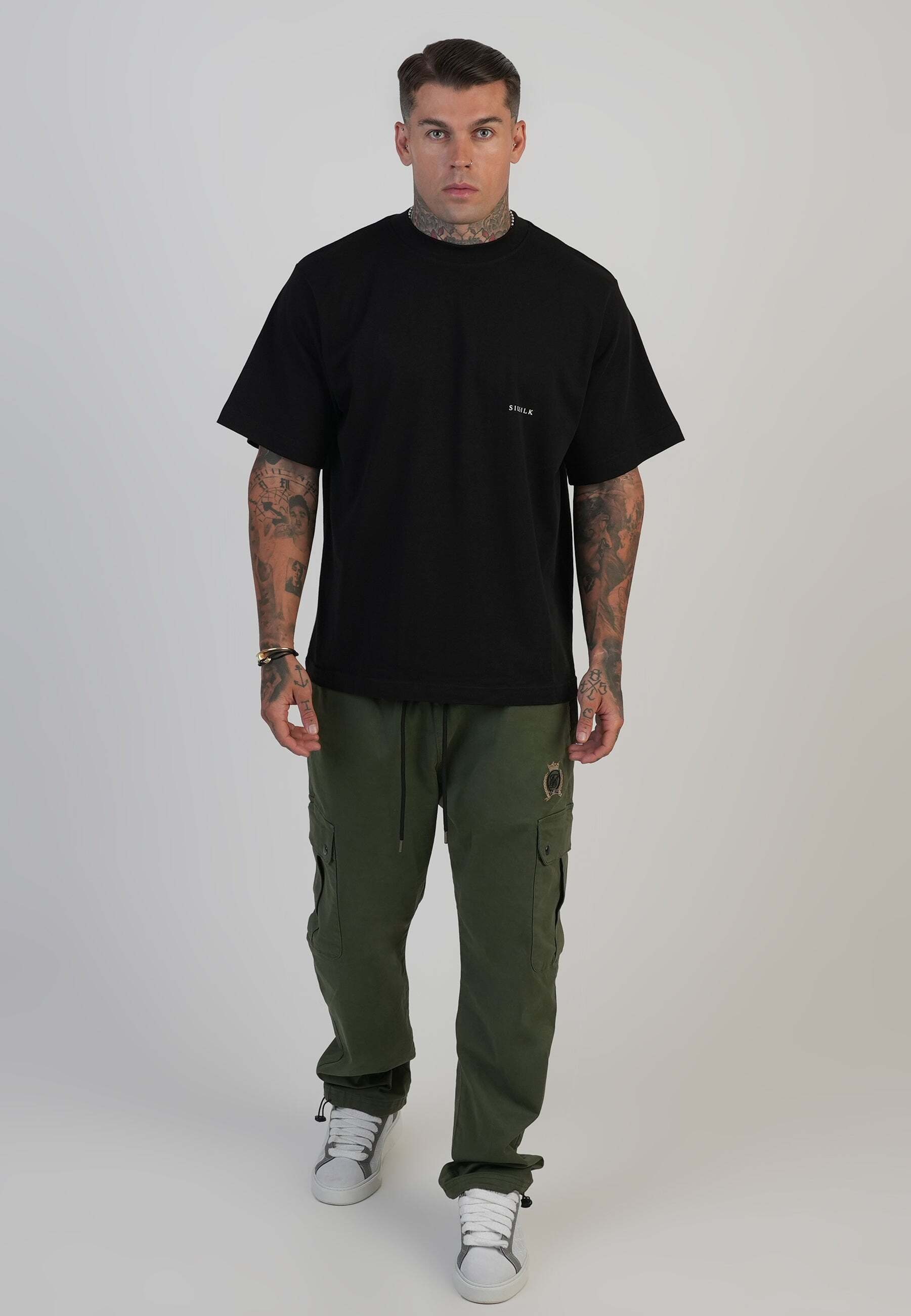 Siksilk Pantalon cargo »Siksilk Cargohose Loose Fit Cargos«