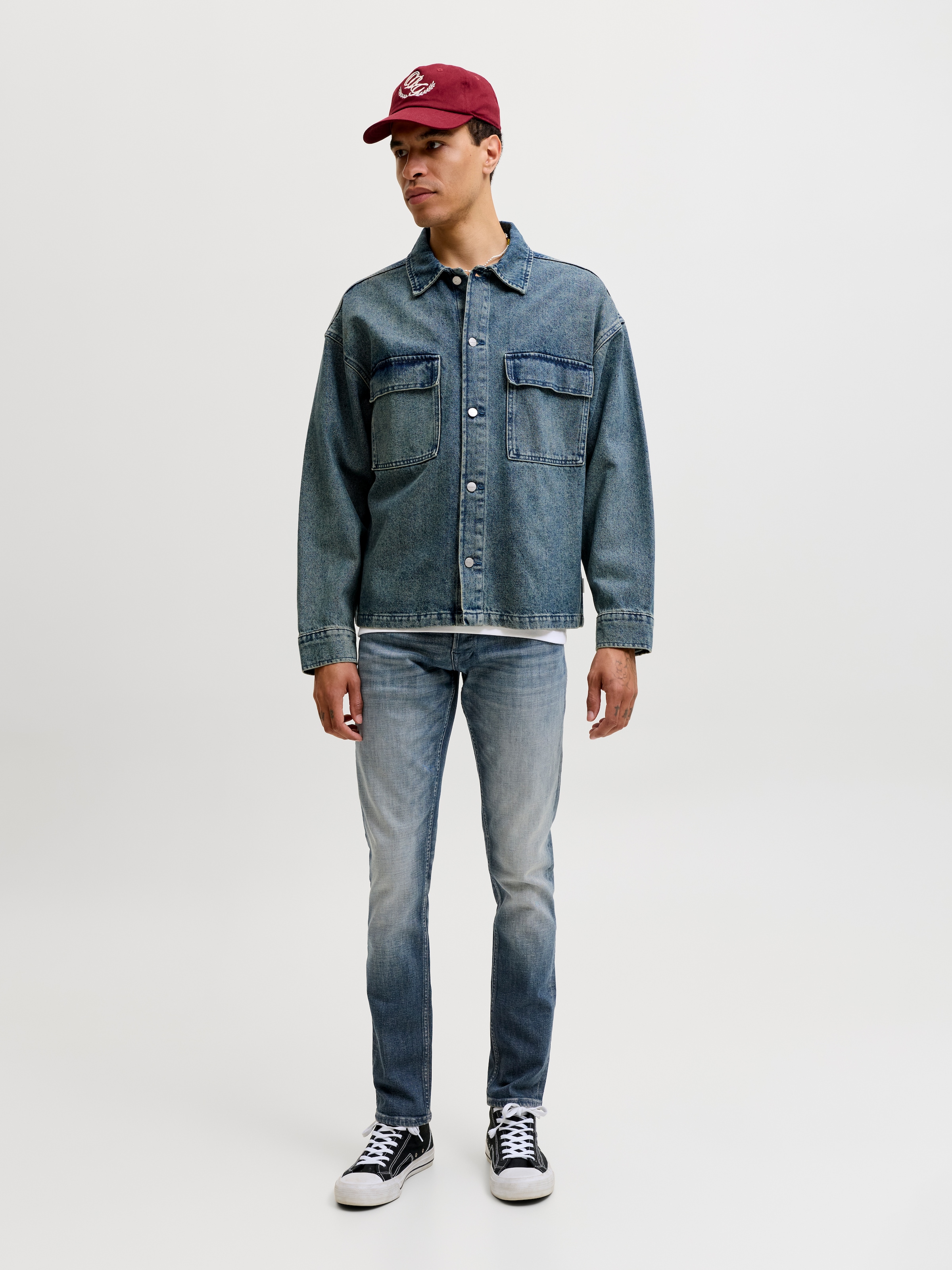 Jack & Jones Slim-fit-Jeans »JJIGLENN JJROY JJ 367 SN« Baumwollmischung, slim fit