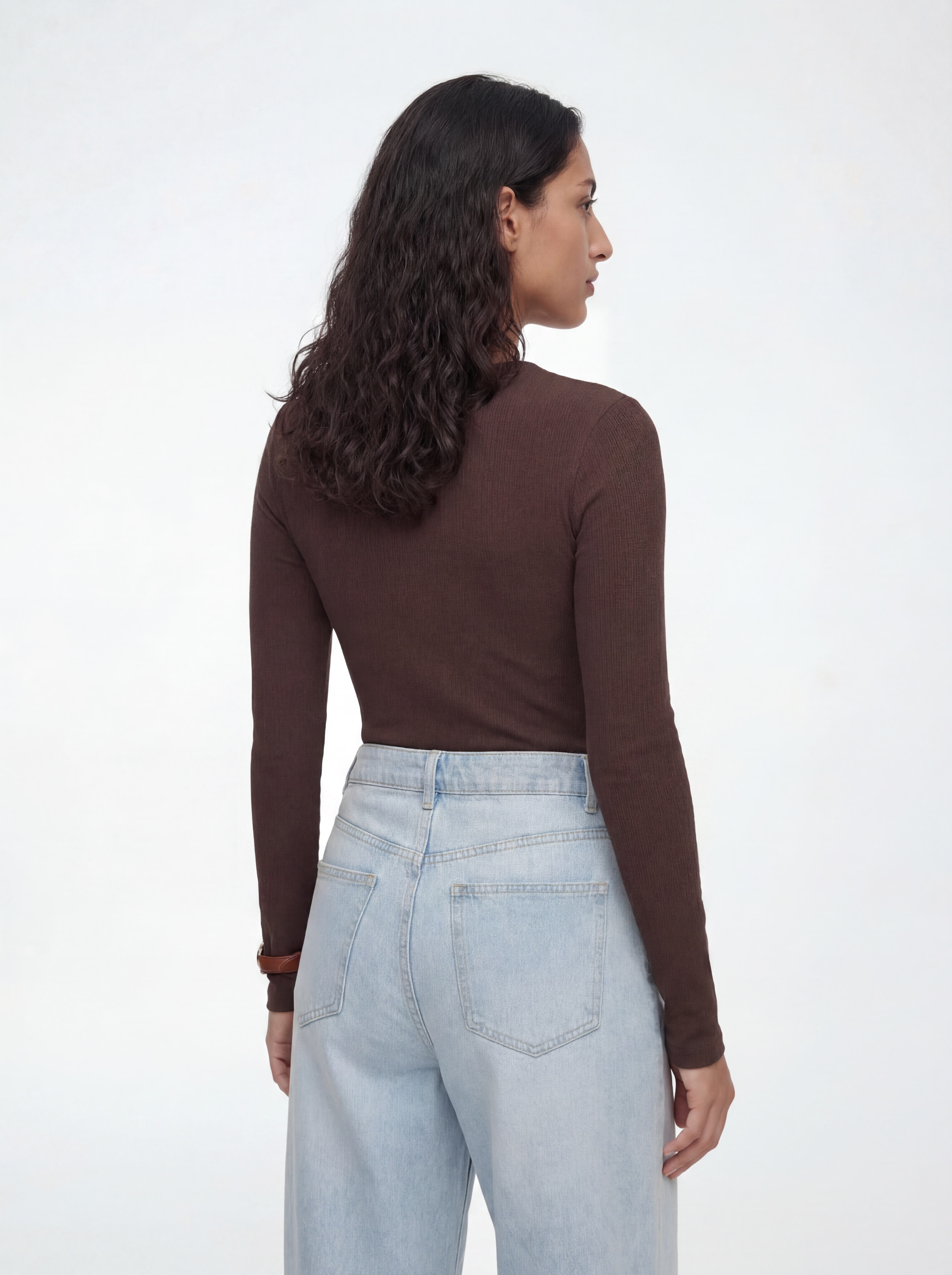 LeGer Longsleeve »Cinzia, LeGer by Lena Gercke« Rundhals, schmale Passform