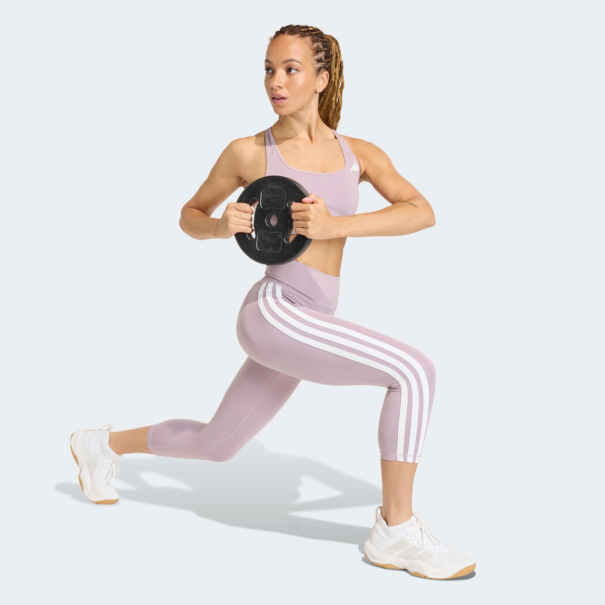 adidas Performance Trainingstights »OPTIME ESSENTIALS WORKOUT 3-STREIFEN 3/4 LEGGINGS«