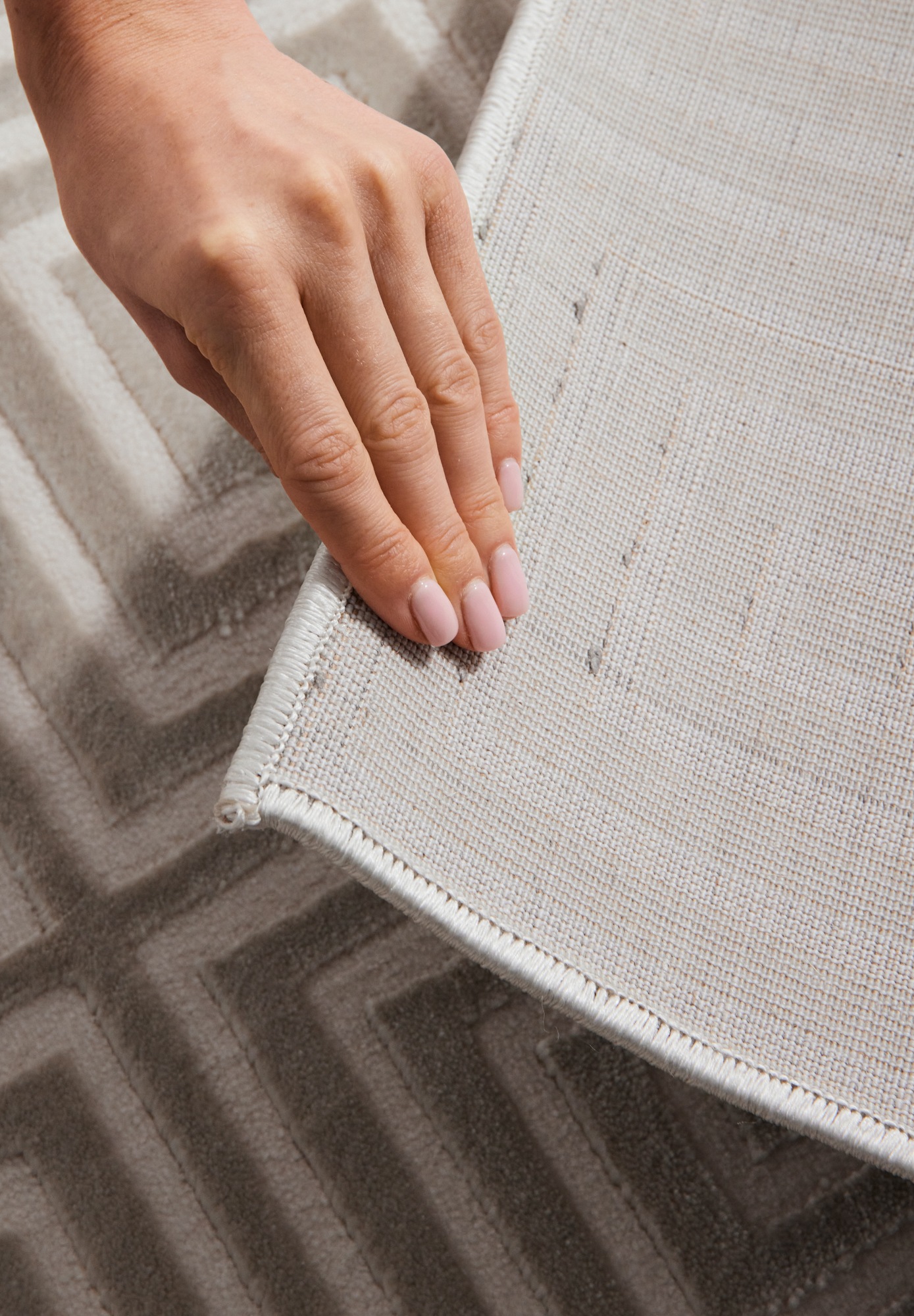 ELLE DECORATION Designteppich »Tourmaline« rechteckig 9 mm Höhe Wohnzimmer, Schlafzimmer, Läufer, Hoch-Tief Effekt, Flur, Glanz