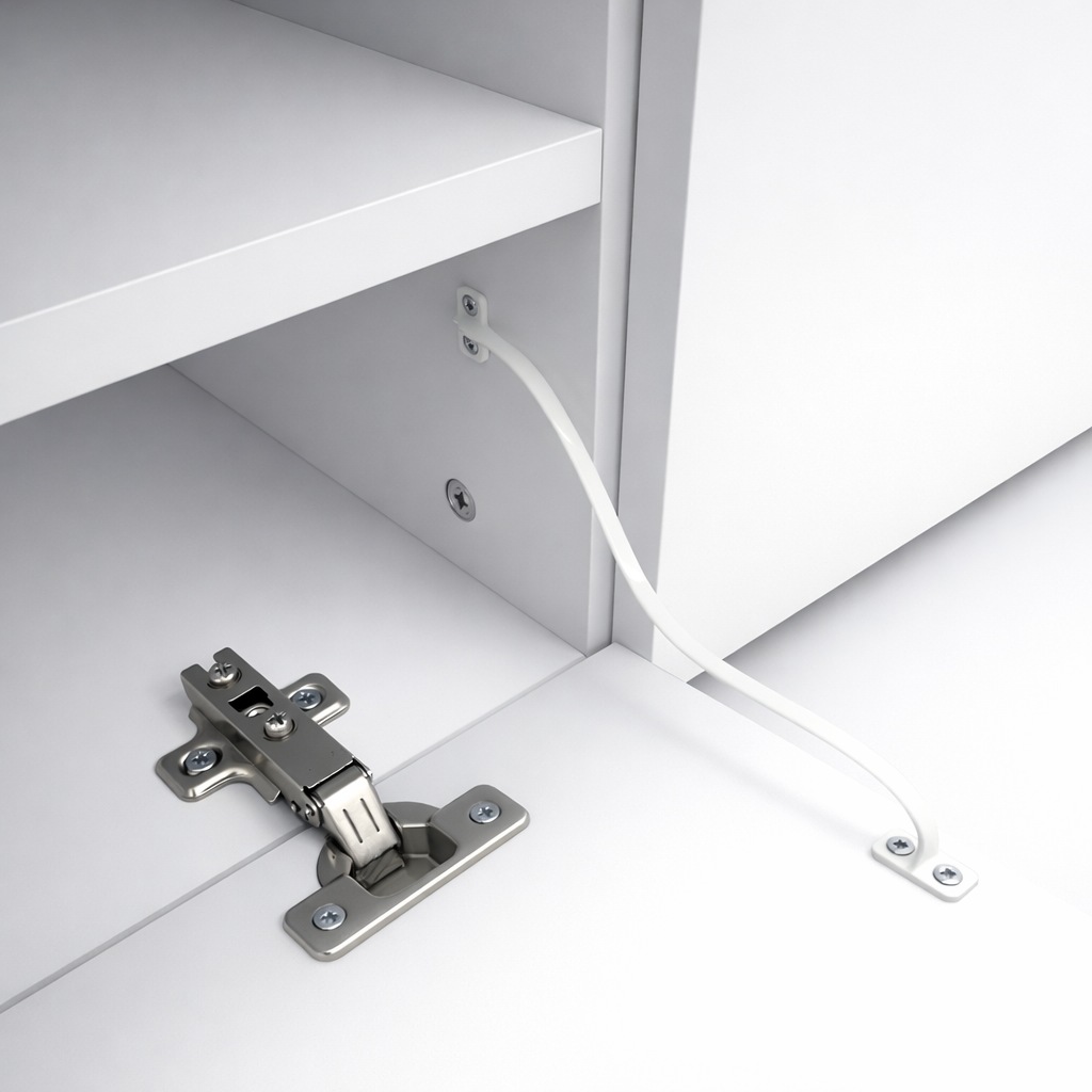 GOODproduct Table basse »LORENZO 2, TV-Board, TV-Kommode, TV-Schrank, TV-Unterschrank, TV-Möbel« Modernes lackiertes Hochglanz TV-Board, grifflos, Breite 200 cm