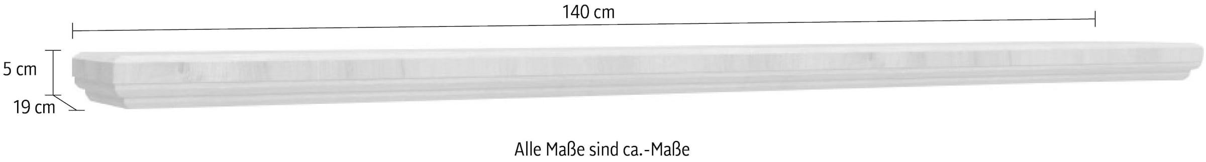 GOODproduct Tableau mural »Tara« Largeur 140 cm