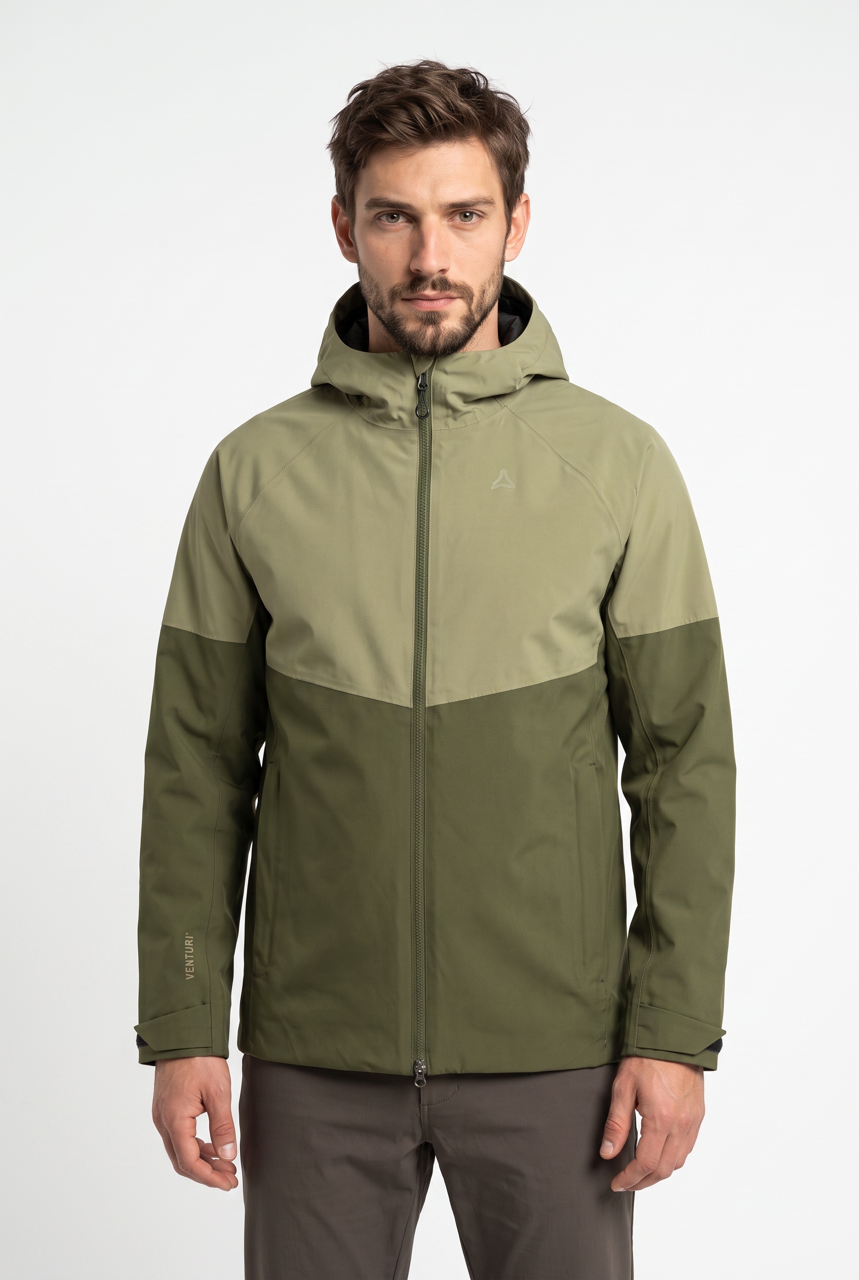 Schöffel Veste de pluie en polyester, avec doublure en polyester