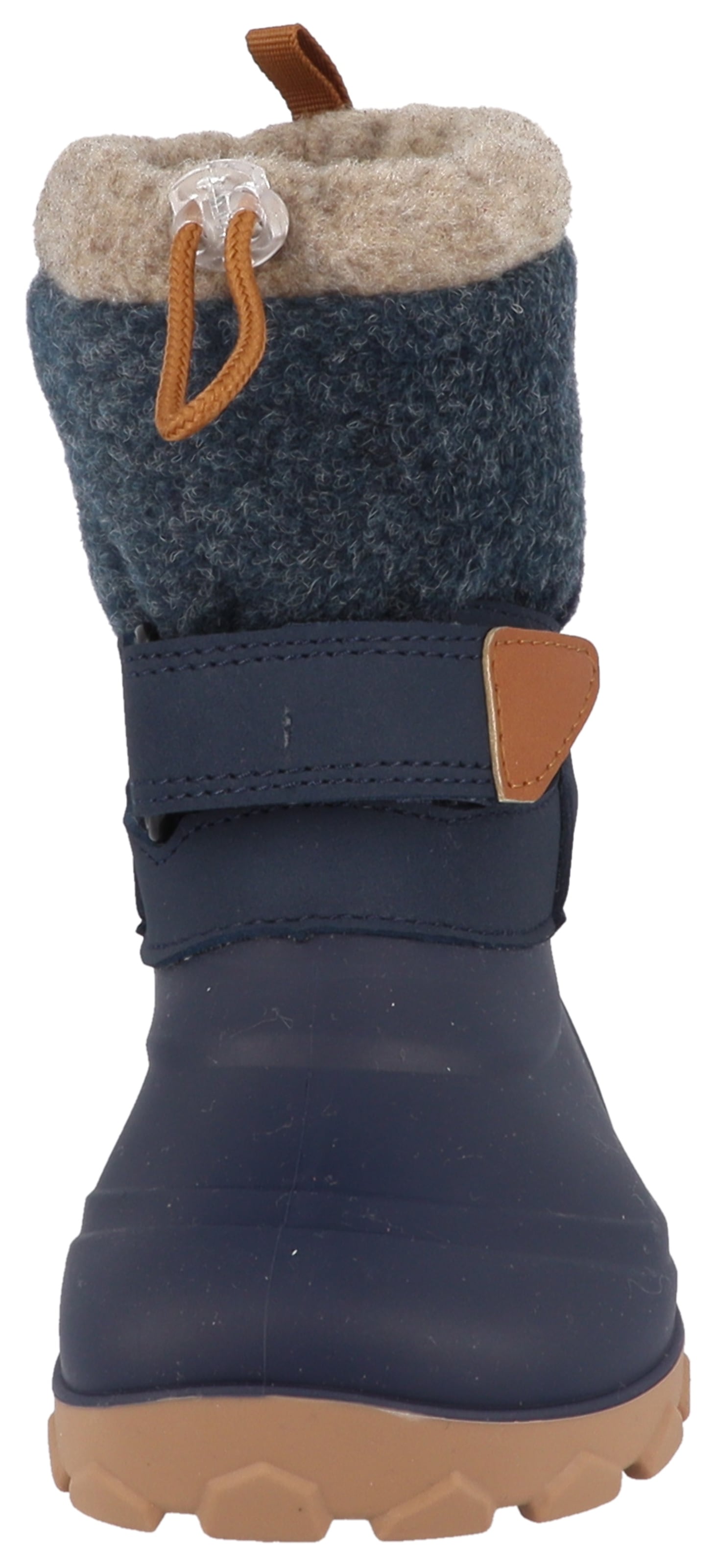 Lurchi Chaussures pieds nus »Jan 1 Barefoot«  Bottes d'hiver, avec garniture contrastée, gabarit de tailles à télécharger