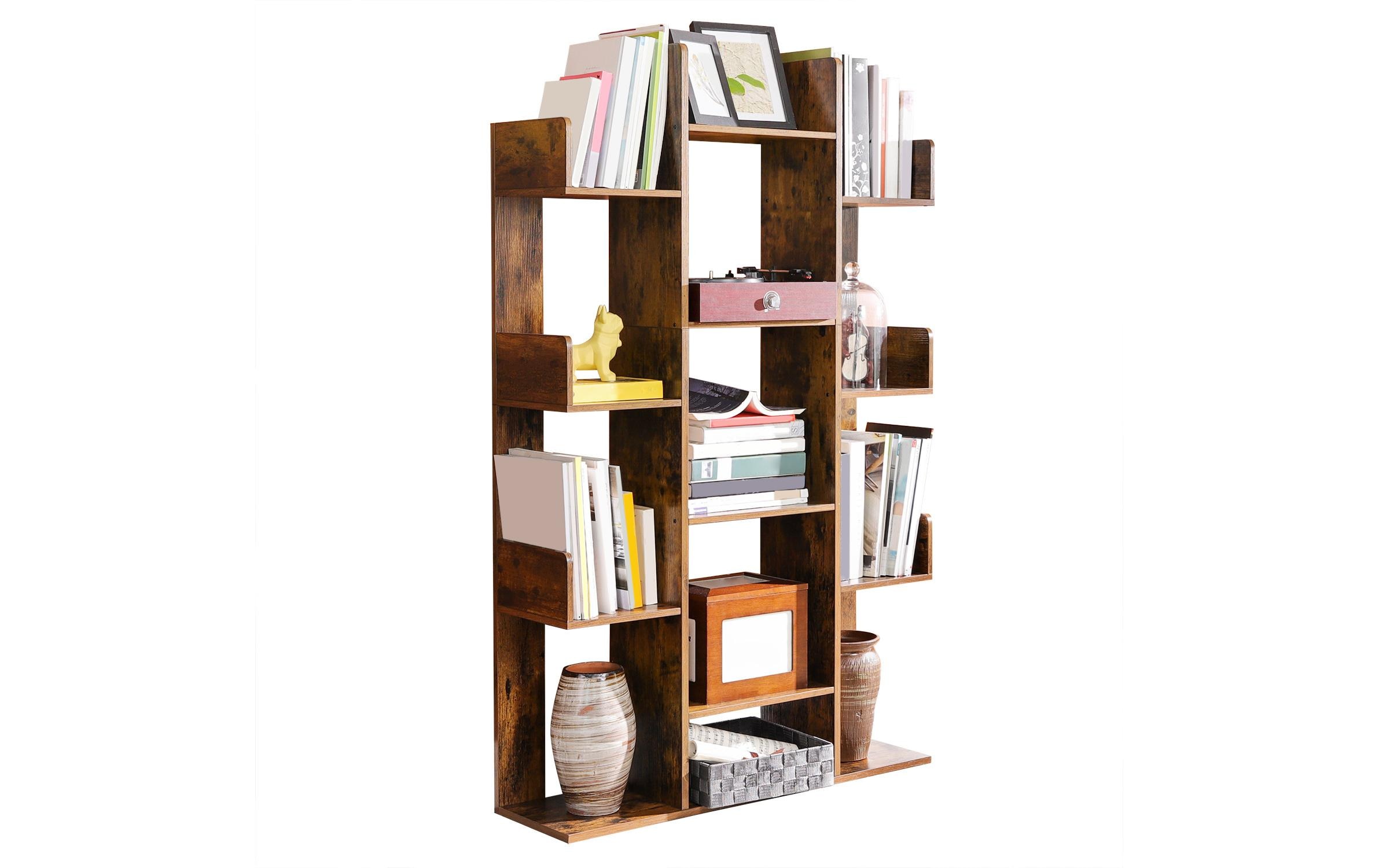 VASAGLE Regal »86 x 25 x 140 cm Braun«