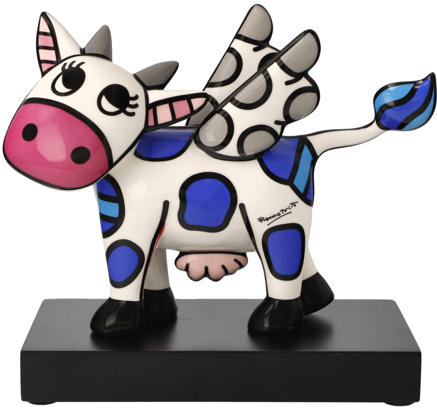 Goebel Sammelfigur »Britto« Pop Art, Porzellan, Romero Britto - Flying Cow