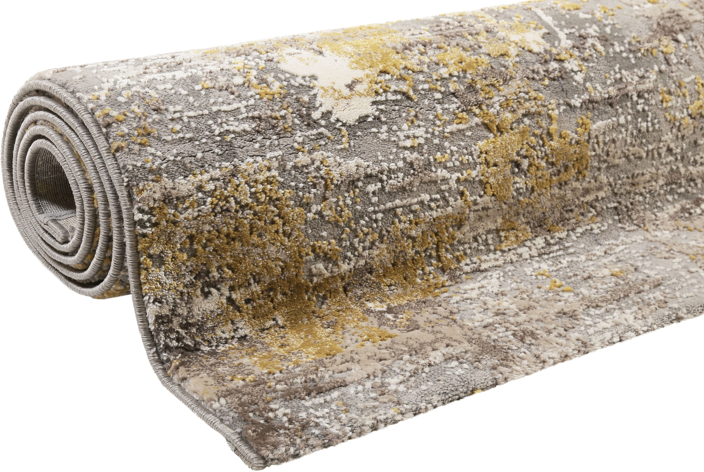 Esprit Teppich »Vintage Feels ,   ESP-23678« rechteckig 12 mm Höhe dichter Kurzflor, Hoch Tief Struktur, Wohnzimmer