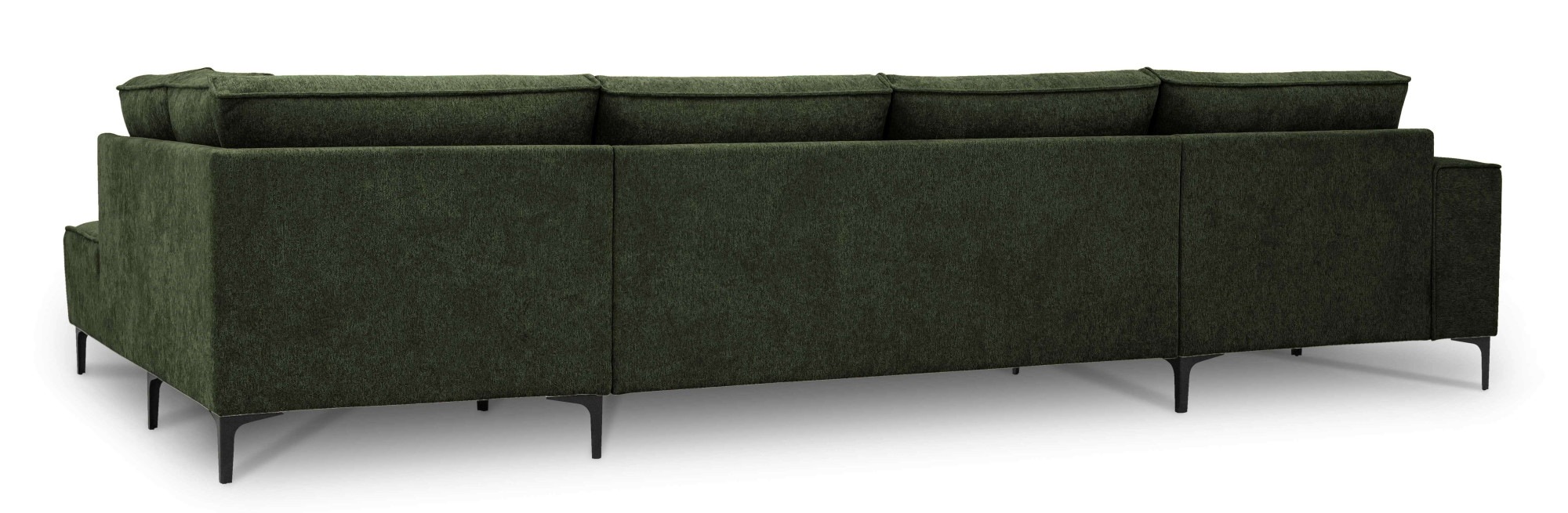 GOODproduct Paysage de salon »OLAND Bouclé U-Form, XXL, B: 345 cm, Skandi-Design« Forme en U, 345 cm, suspension à ressorts ondulés, design scandinave, pieds en métal