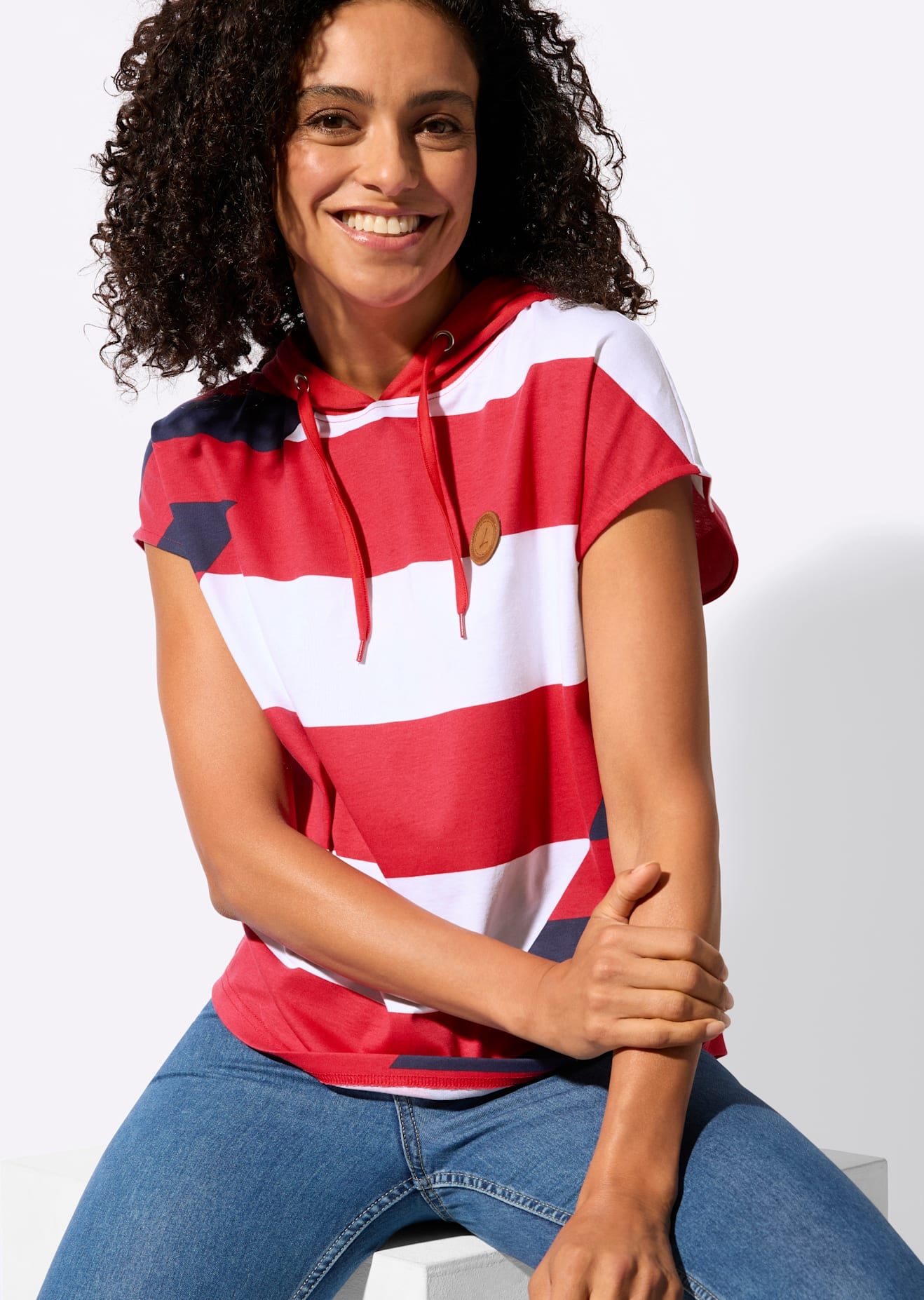 Casual Looks T-shirt à capuche »Kapuzen-Shirt« 1 pièces