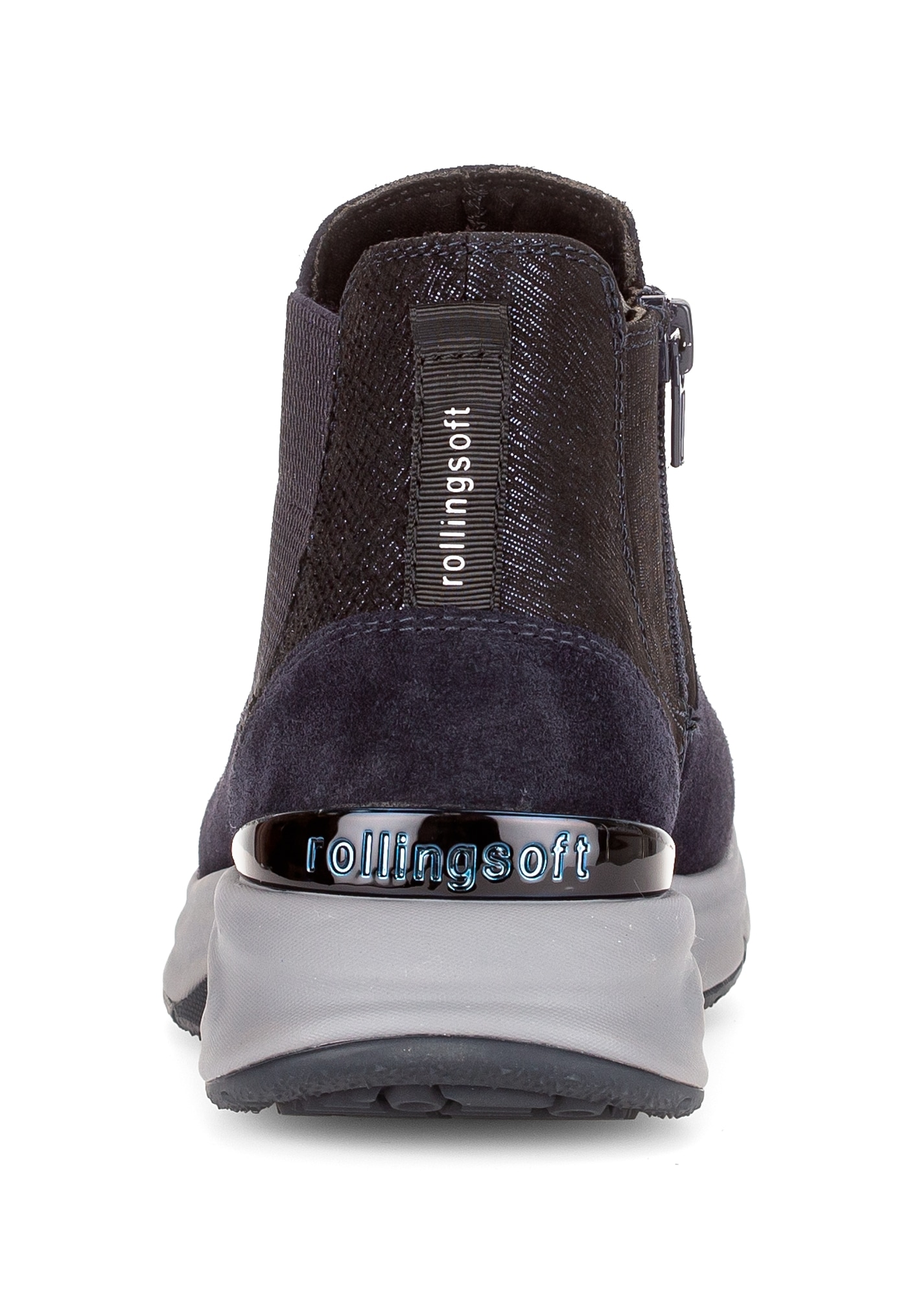 rollingsoft Bottines chelsea  Plateforme, baskets montantes, chaussures à lacets avec profil antidérapant
