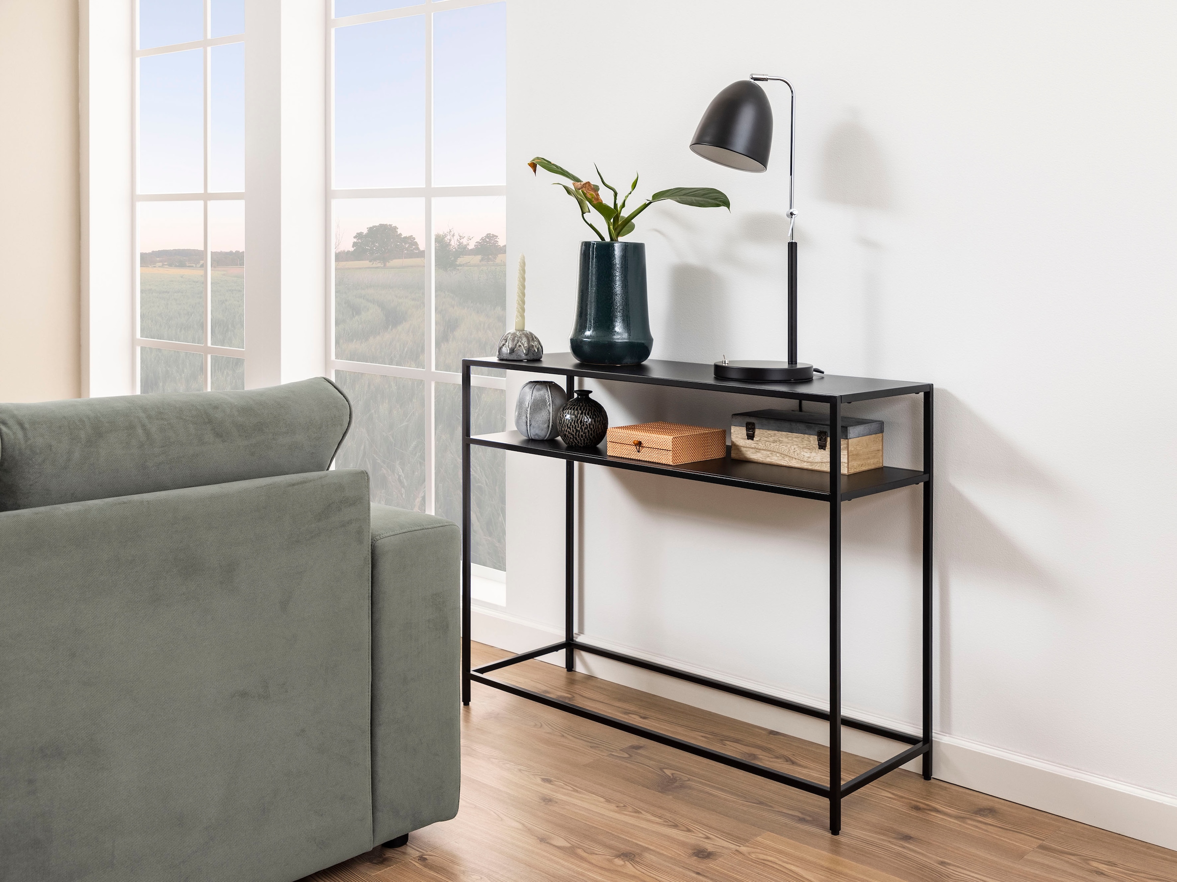 ACTONA GROUP 1100000002199 »New York« mit Metallgestell in gradliniger Optik, Höhe 79 cm, Breite 100 cm