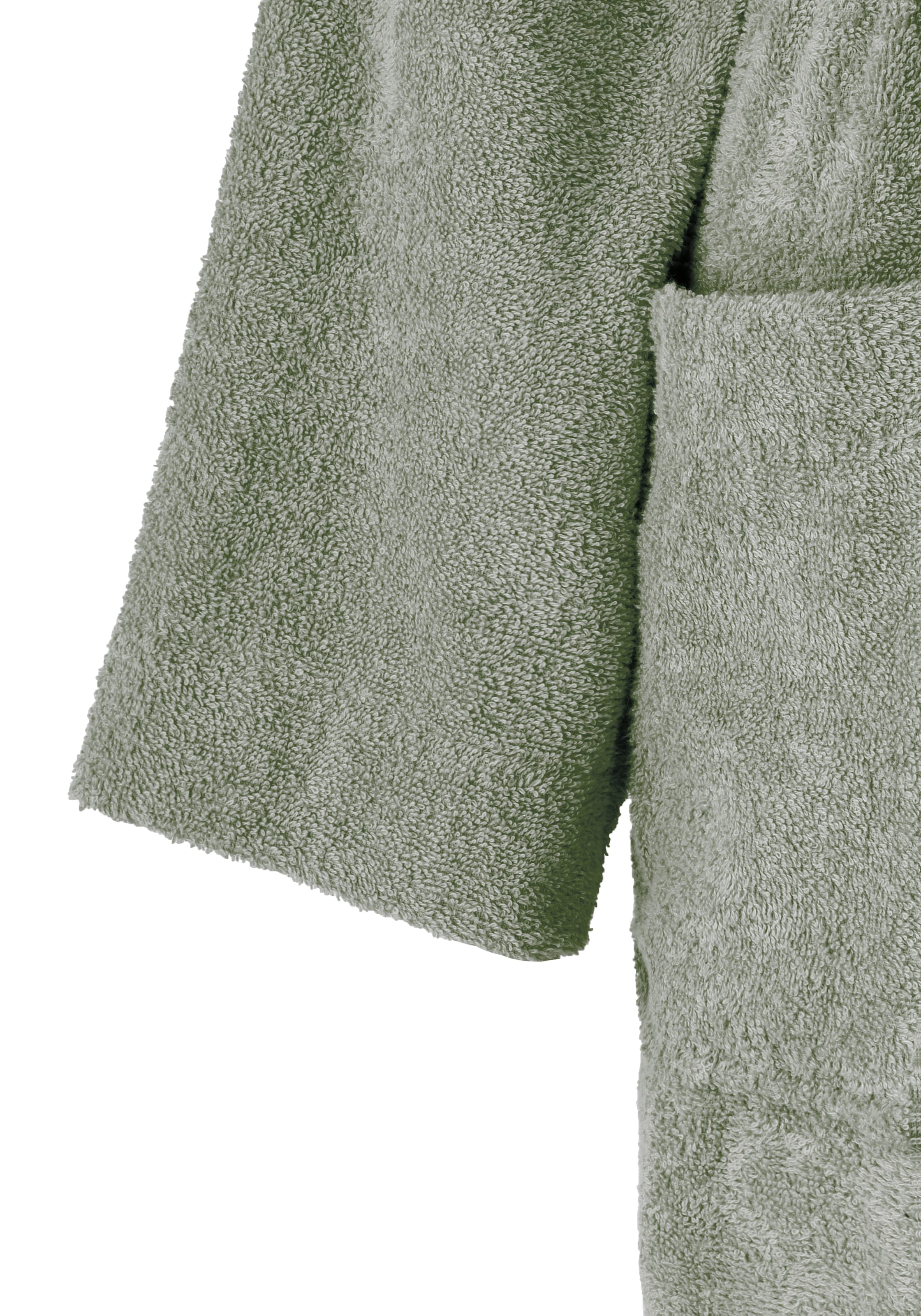 Bruno Banani Unisex-Bademantel »Robby, ideal für Sauna & Spa, Standardlänge & Überlänge« 1 Stk. Damen & Herren Bademäntel, Baumwolle, mit Taschen, Sauna, XS-3XL