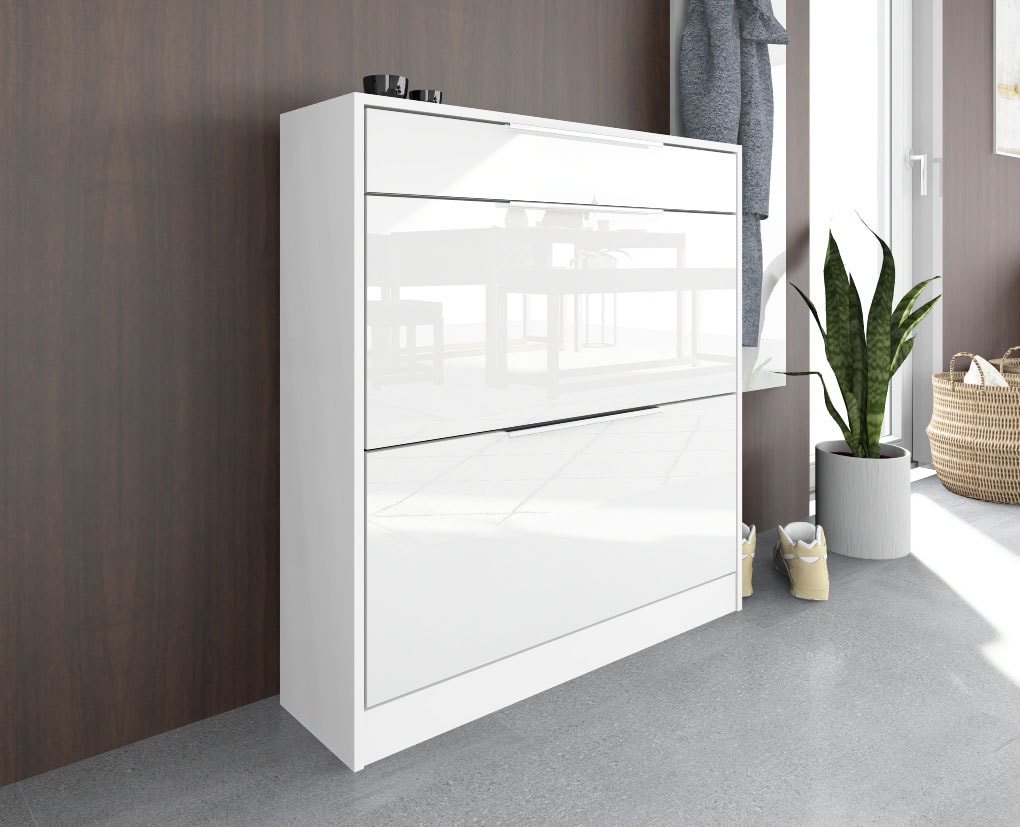 borchardt Möbel Armoire à chaussures »Oliva« Stehende Montage, Wandmontage & Glasböden unter Mehr aus der Serie