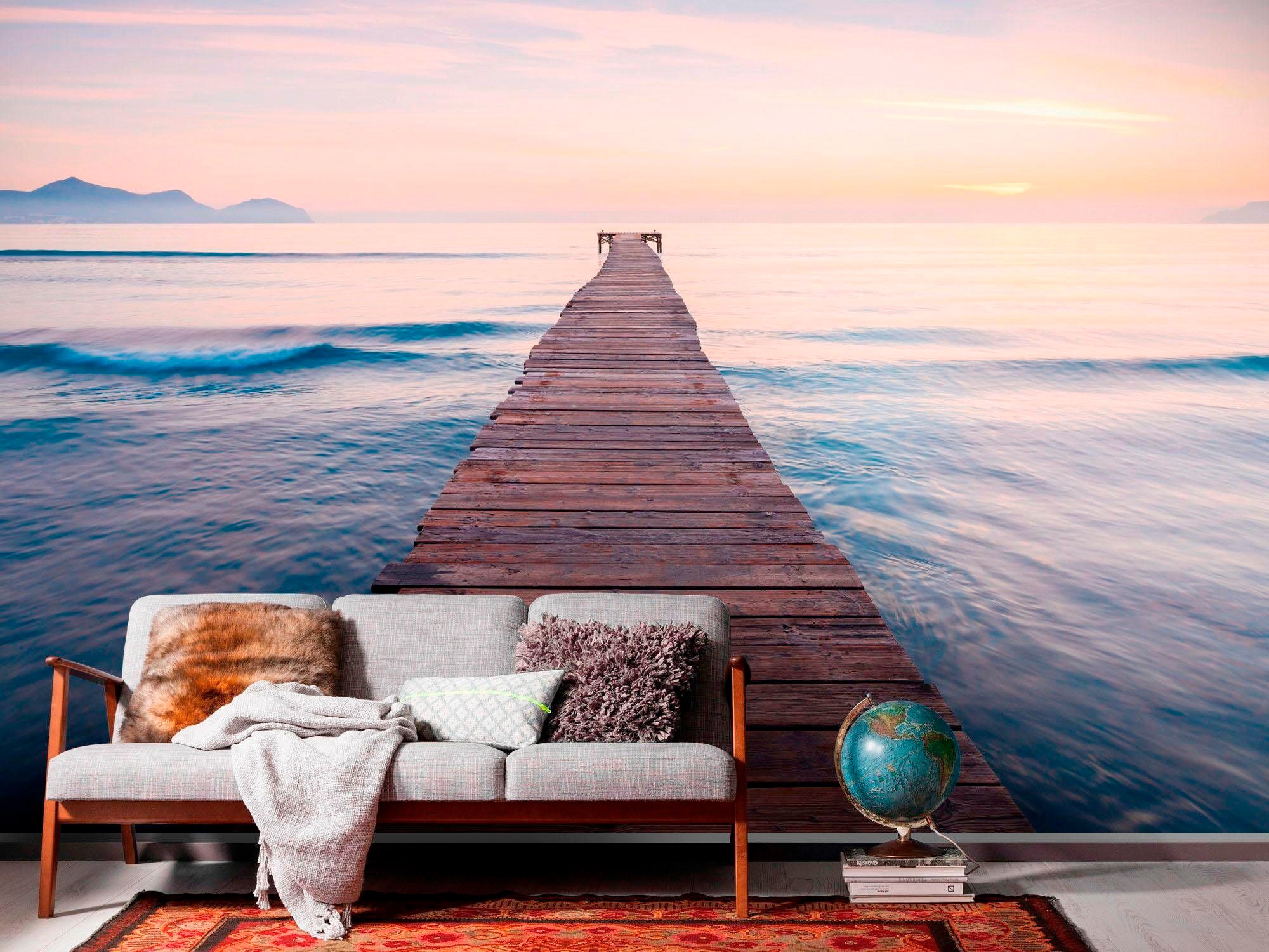 Komar Papier peint intissé »Digitaldruck Vlies -  Peace - Grösse 400 x 250 cm« imprimé Wohnzimmer, Schlafzimmer