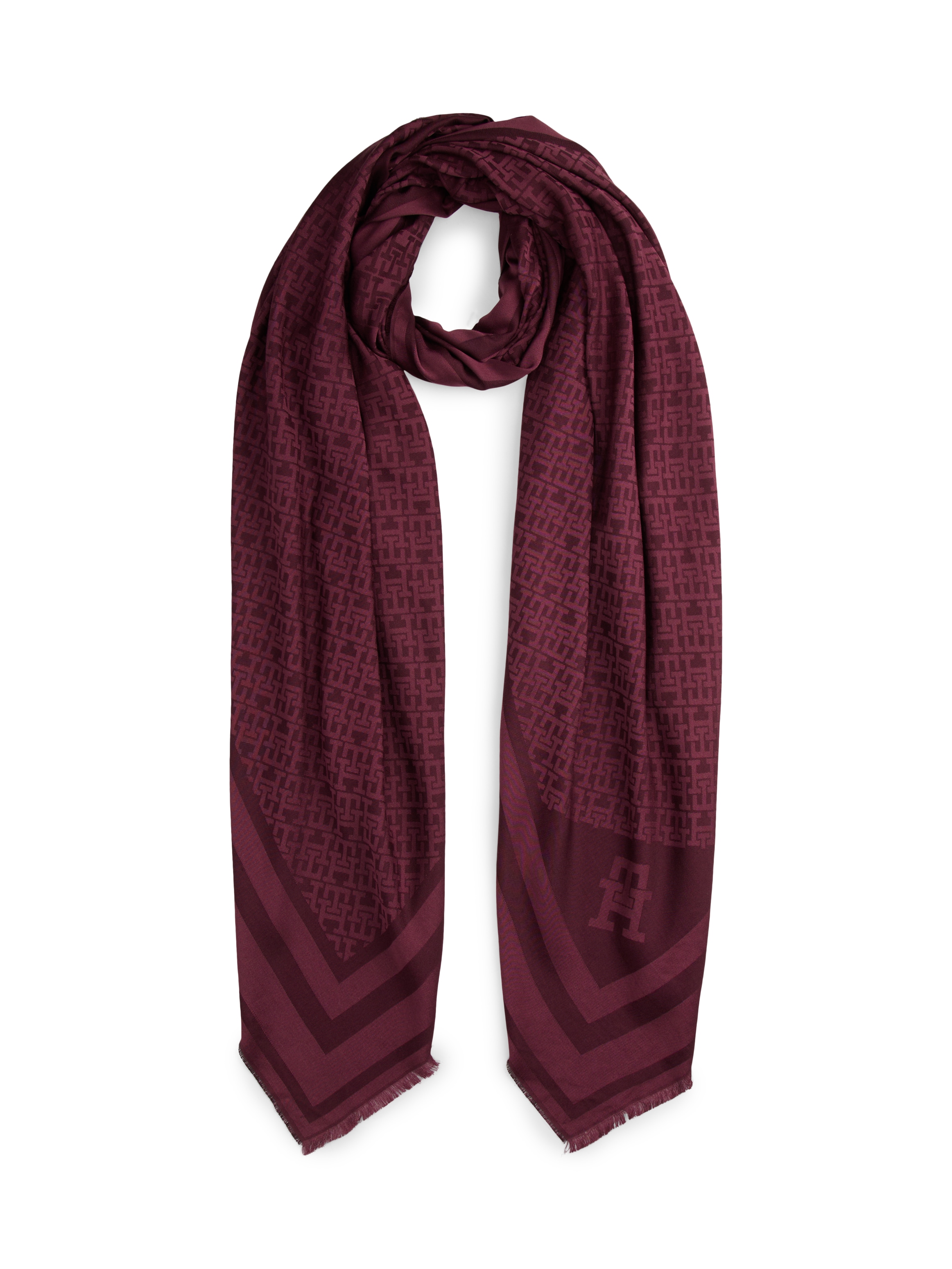 Tommy Hilfiger Foulard de mode »TH MONOGRAM«