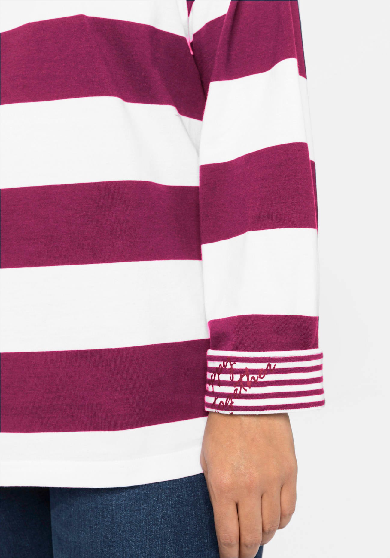 Sheego T-shirt à manches longues »Langarmshirt« 1