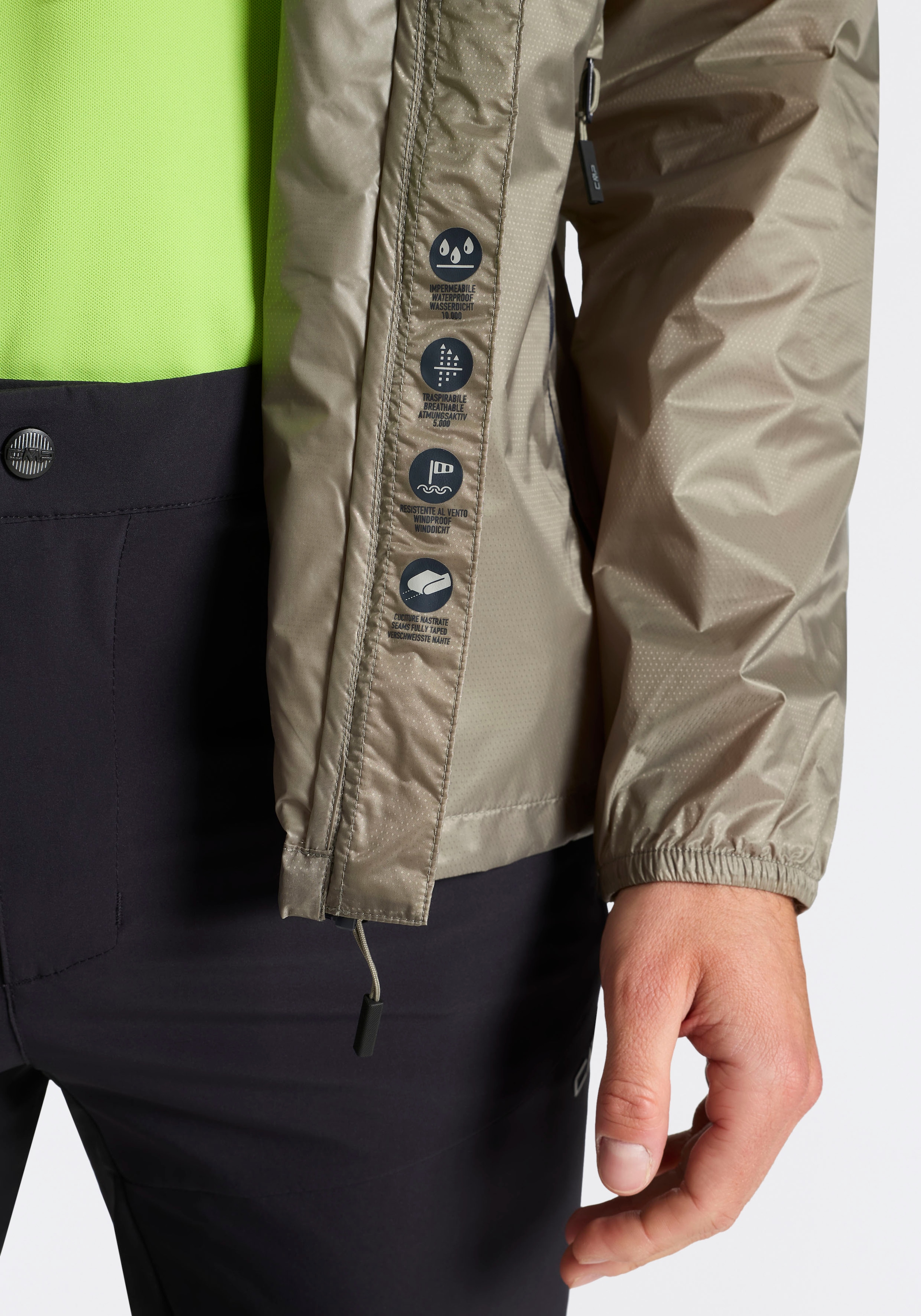 CMP Veste de pluie avec design pack-in-pocket