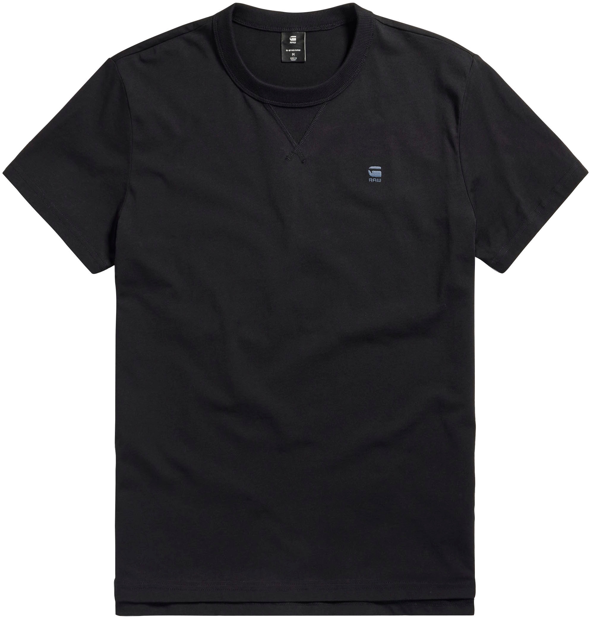 G-STAR T-Shirt »Nifous« Rundhals, mit Rippeinsatz