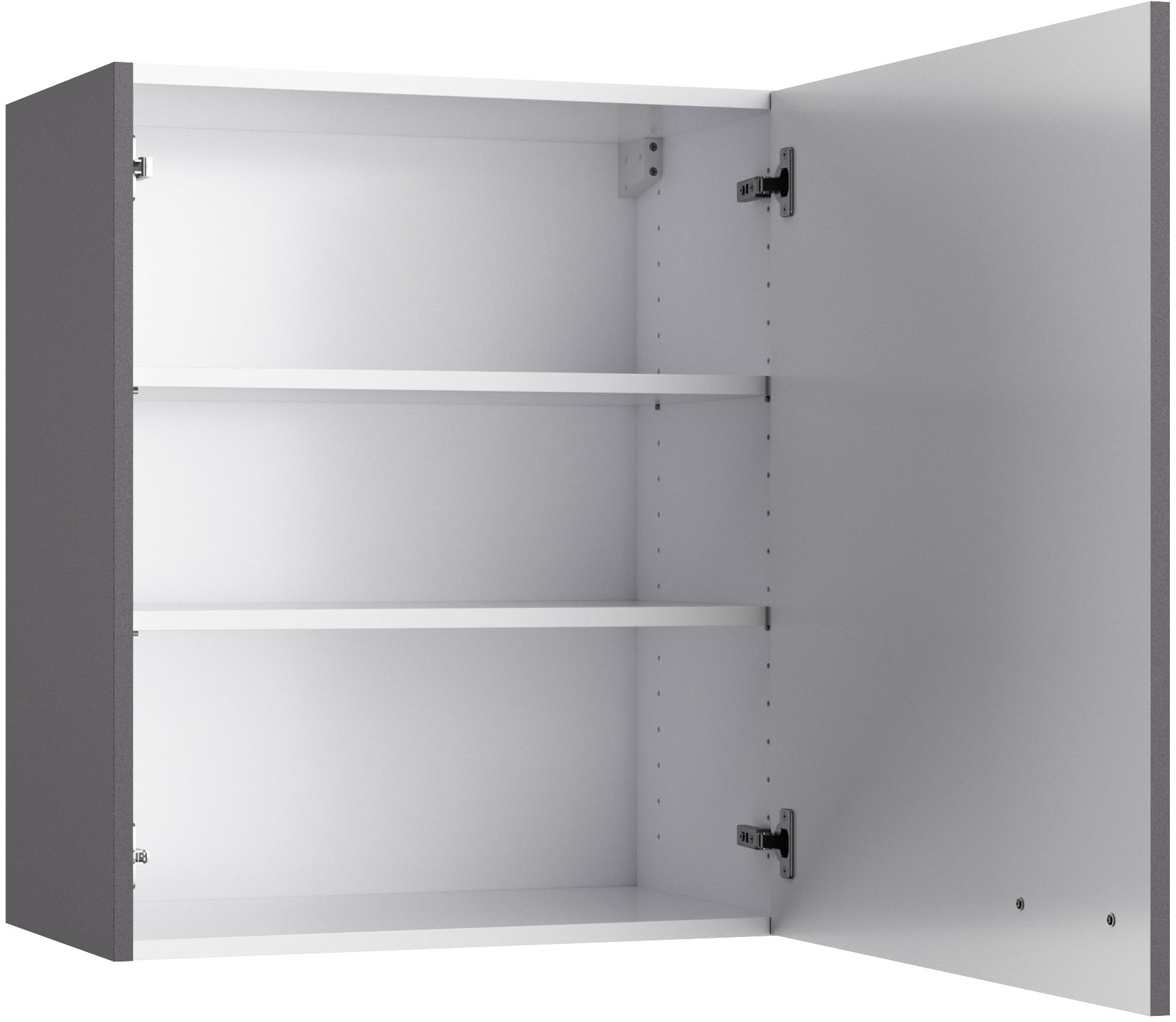 KOCHSTATION Armoire suspendue »KS-Paula« 60 cm breit, 70 cm hoch, mit 1 Tür, 2 Einlegeböden