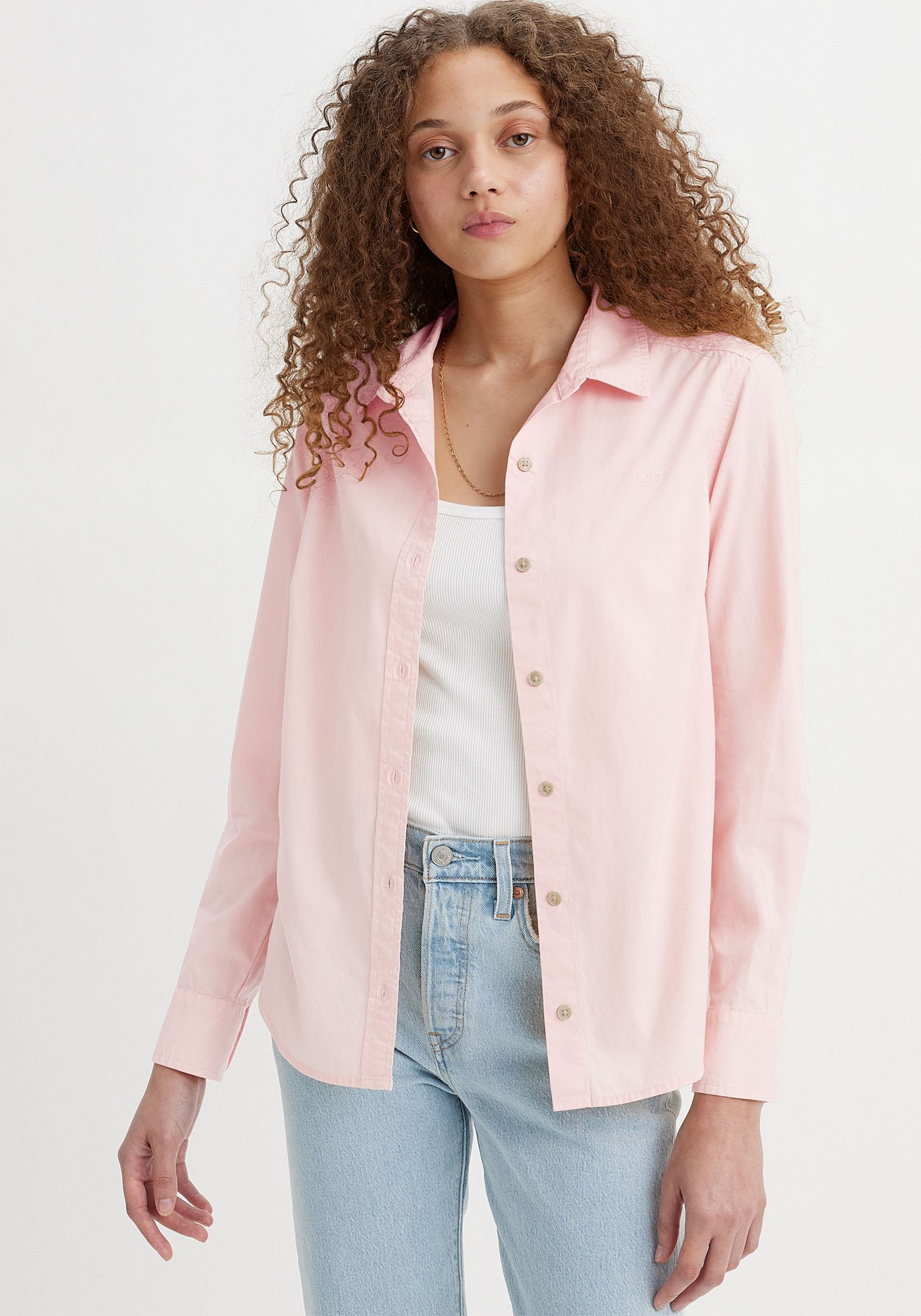 Levi's® Blouse chemise »The Classic« Kleine Logo-Stickerei auf der Brust