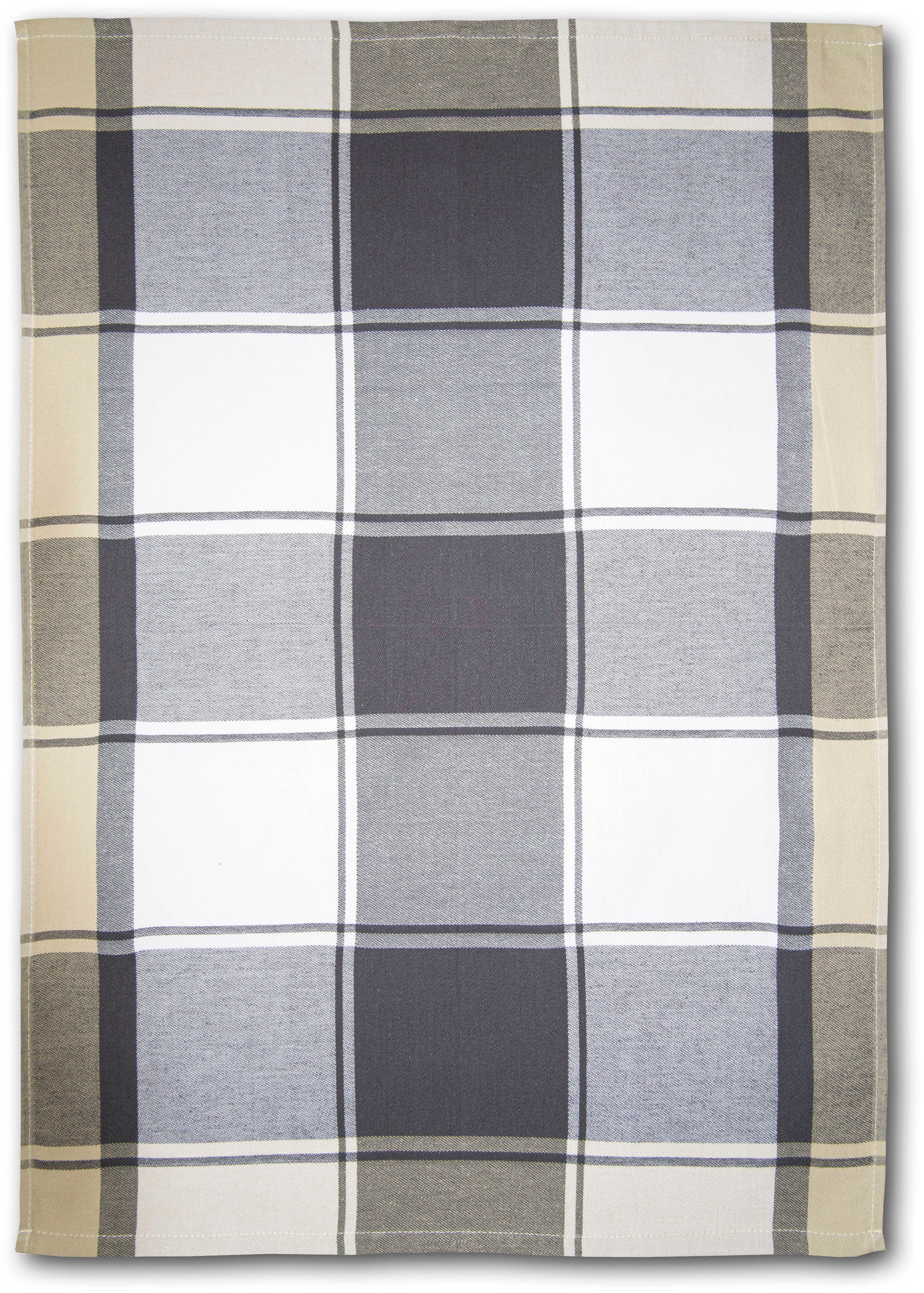 Dyckhoff Chiffon à vaisselle »KARO, Masse je Tuch ca. 50x70 cm, aus 100% Baumwolle« mit drei verschiedenen Motiven