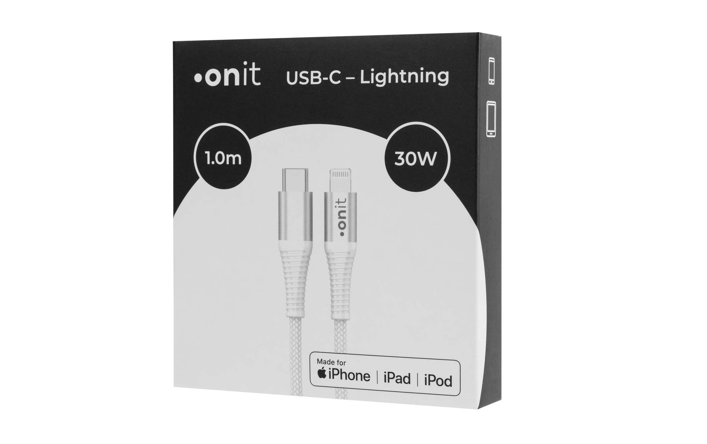 onit USB-Kabel »2.0-Kabel MFi USB C - Light« 100 cm