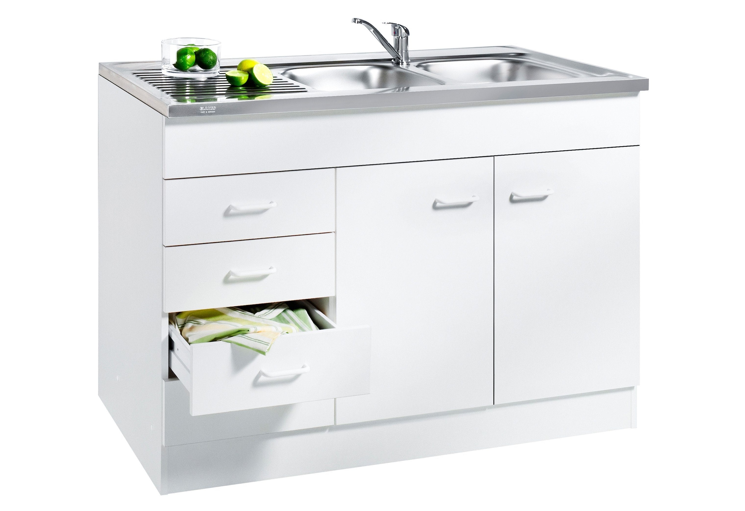 KOCHSTATION Spülenschrank »KS-Elster« Breite 120 cm