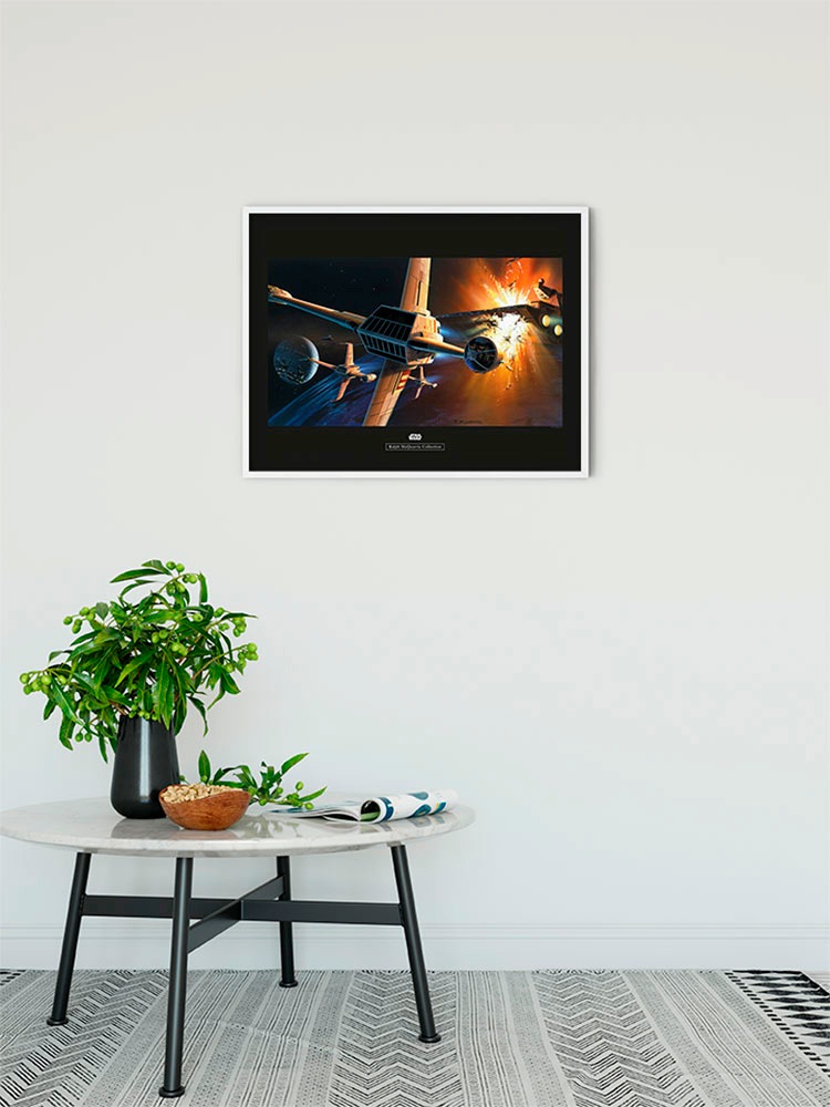 Komar Image »Star Wars Classic RMQ Endor Orbit War« 1 cuis tlg. Wandbild zur Dekoration im Kinderzimmer - ohne Rahmen