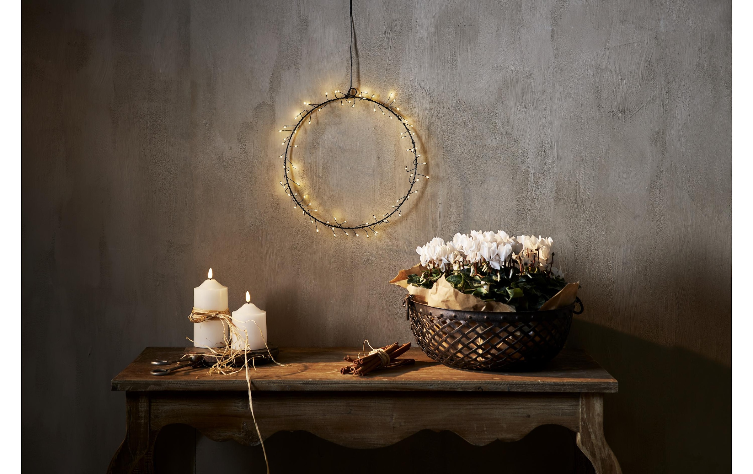   Dekohänger »LED-Weihnachtskranz«