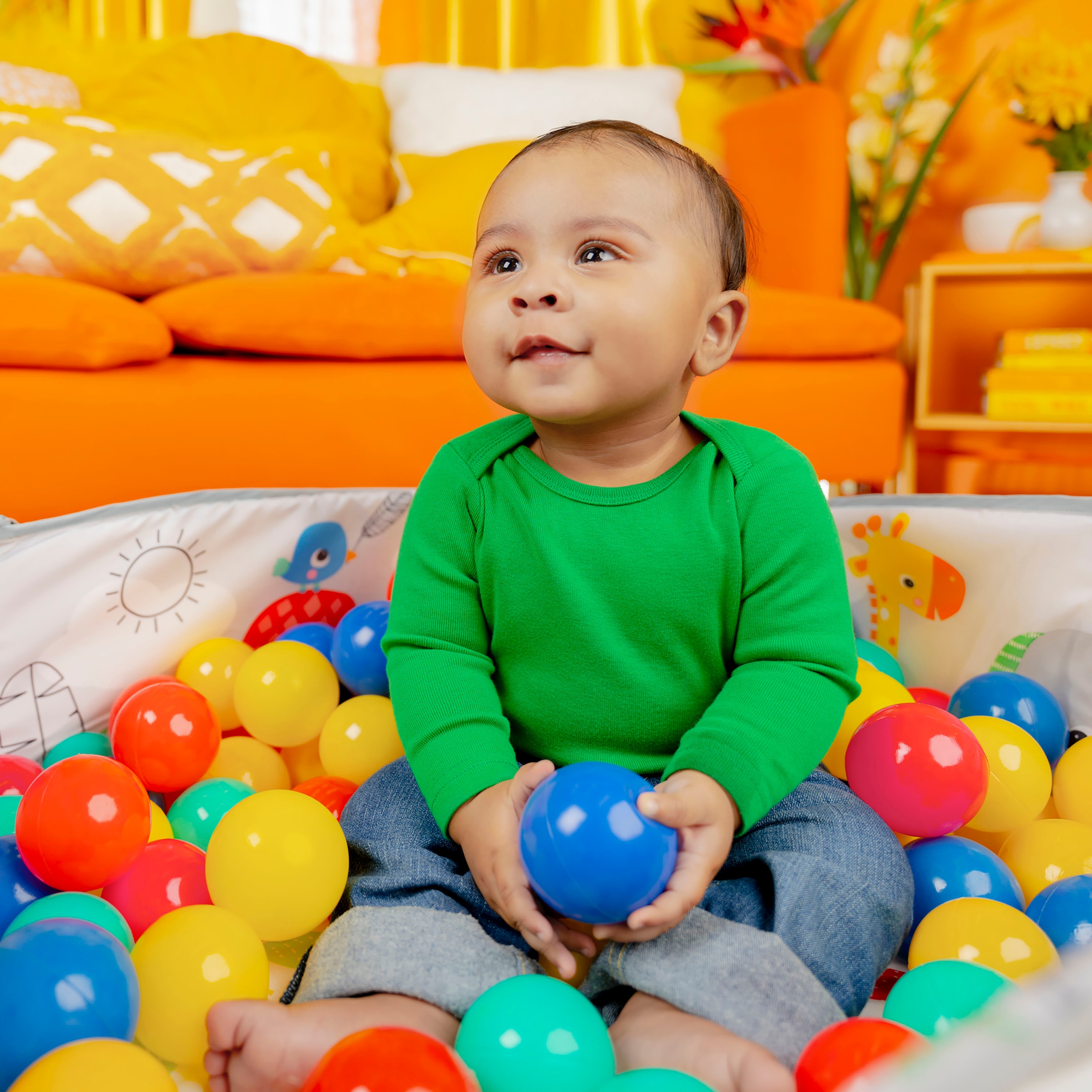 Bright Starts Spielbogen »5-in-1 Your Way Ball Play™ Activity Gym & Ball Pit - Totally Tropical™« mit Licht und Sound