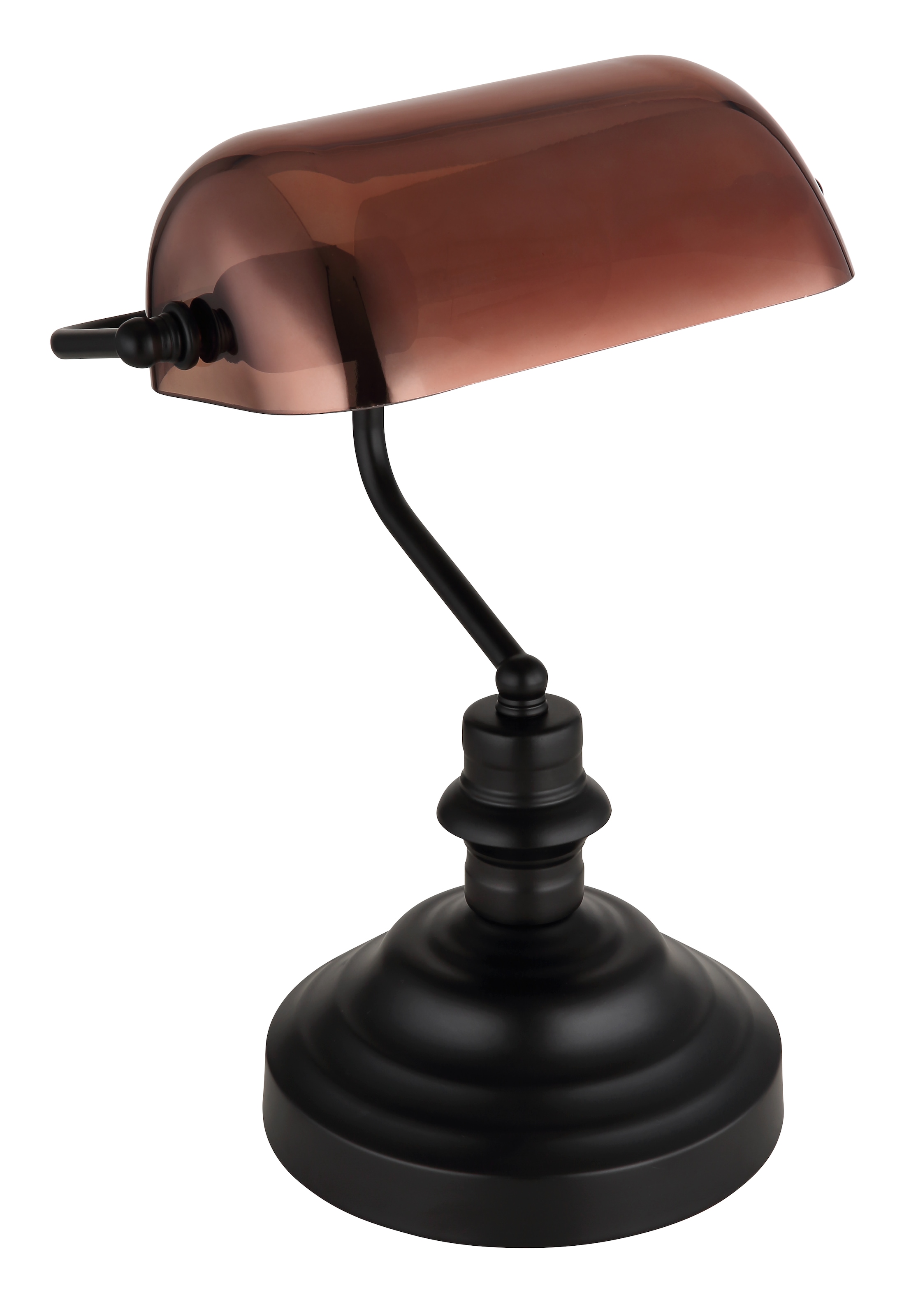 GLOBO LIGHTING Lampe de bureau »ANTIQUE« 1 cuis Klassische Schreibtischleuchte, Antik-look Tischleuchte, Bankerlamp