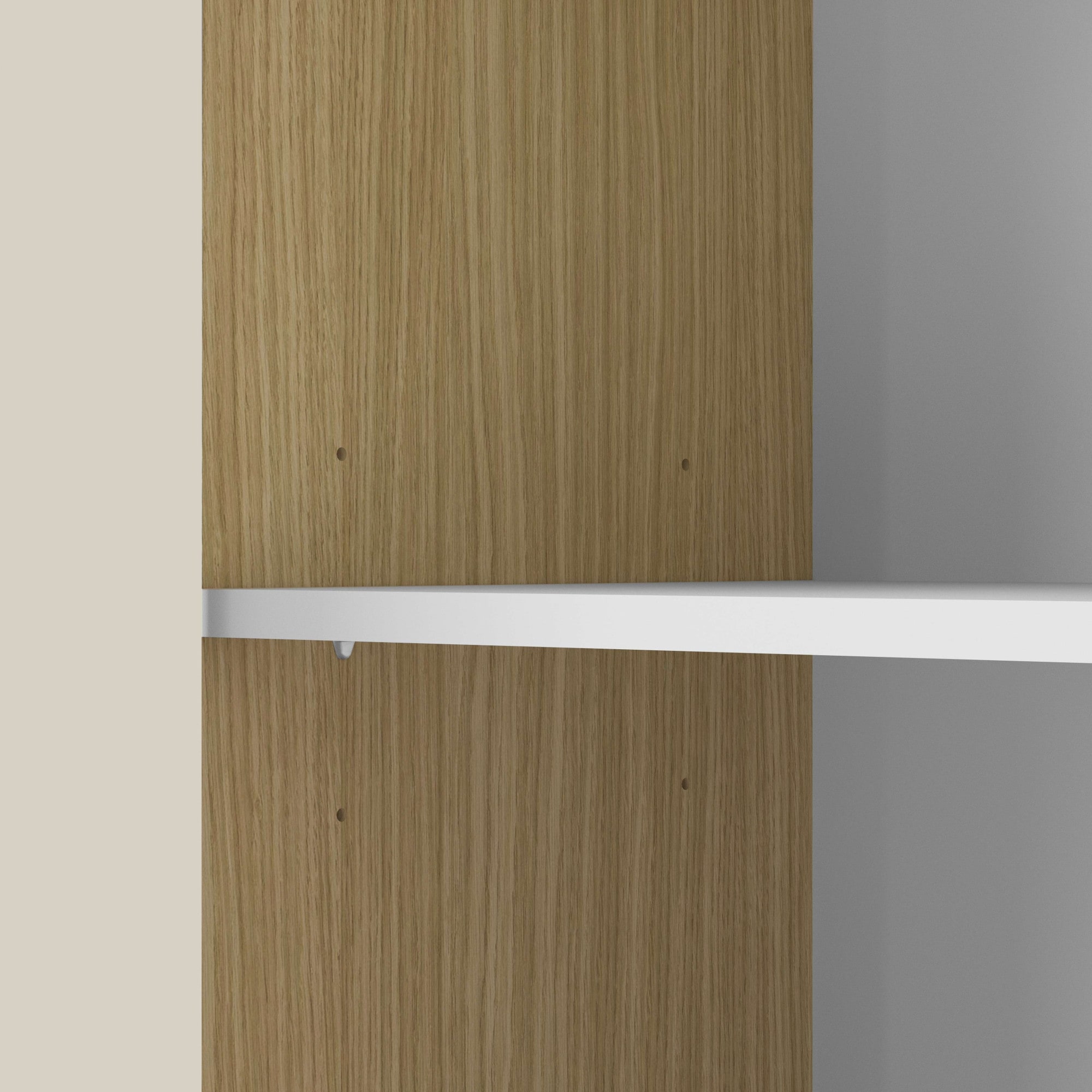 GOODproduct Buffet haut »Highboard ALTEA, Kommode, Schrank, Kredenz« 1 cuis tlg. avec 3 portes battantes, 6 compartiments intérieurs, L.112,5 cm